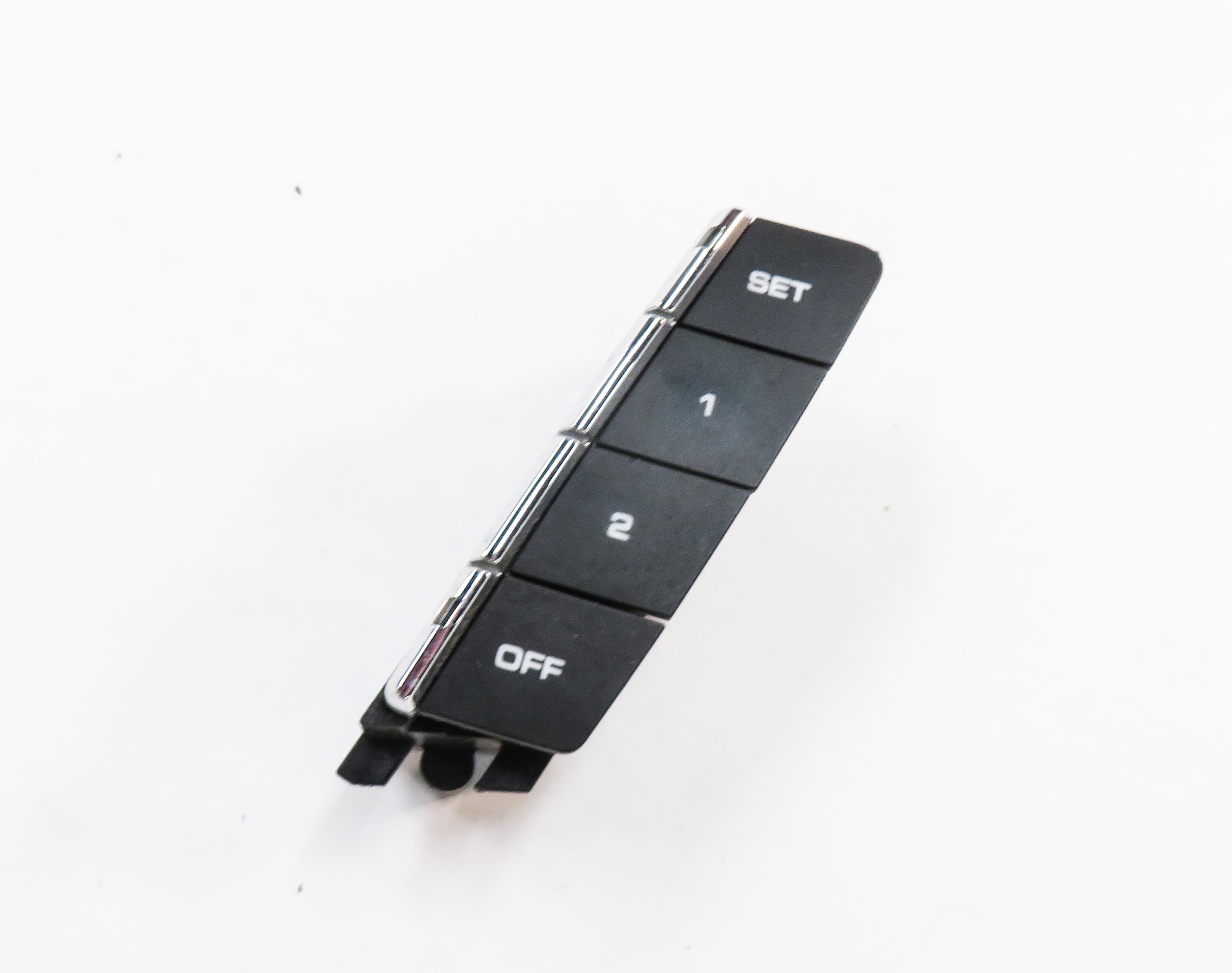 2011 PORSCHE CAYENNE (958) LEFT FRONT DRIVER MEMORY SEAT SWITCH BUTTON PANEL — exact item pictured