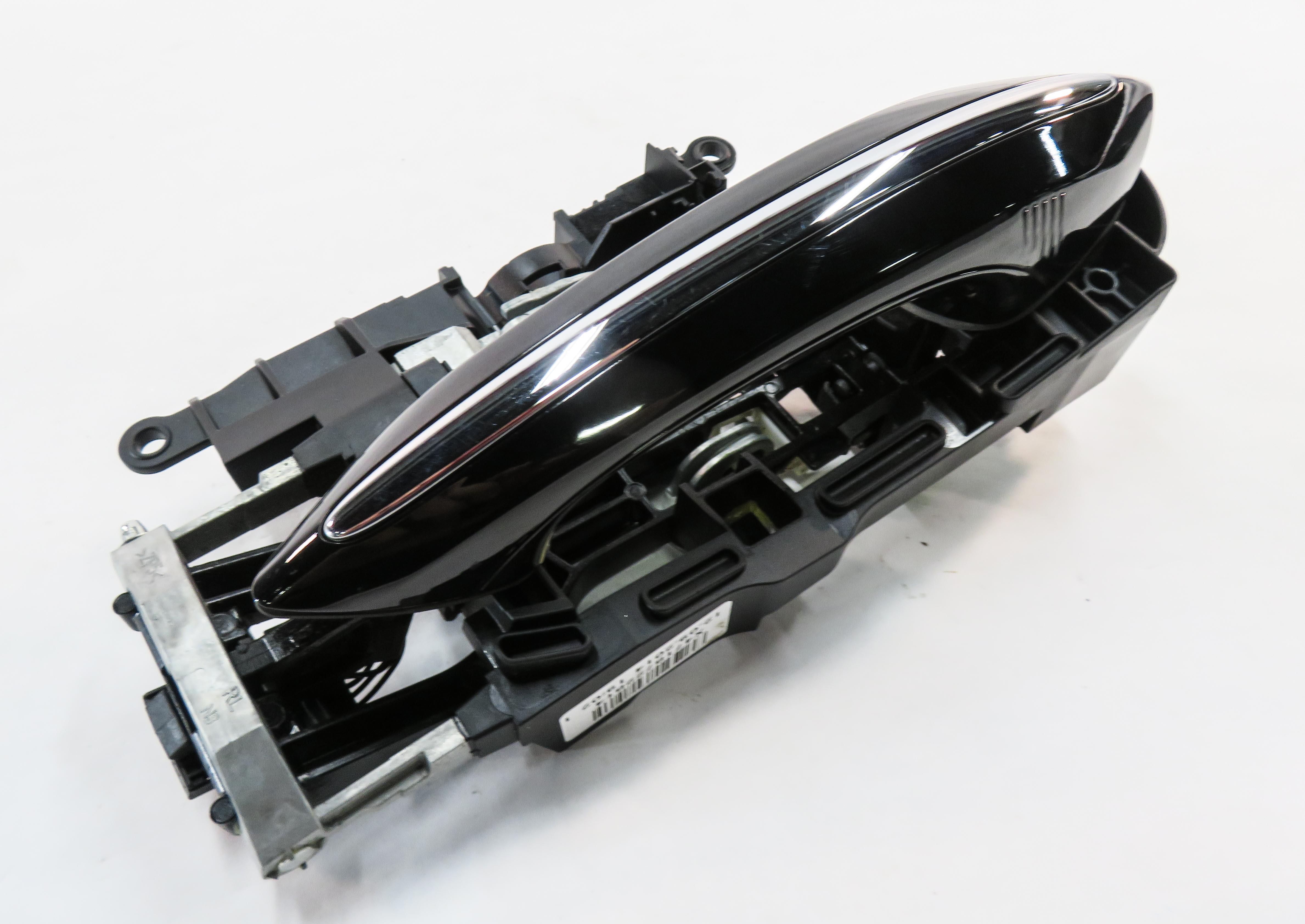 09-18 BMW 528i 535i 550i 740i 750i 760i RIGHT REAR COMFORT DOOR HANDLE (BLACK) — exact item pictured