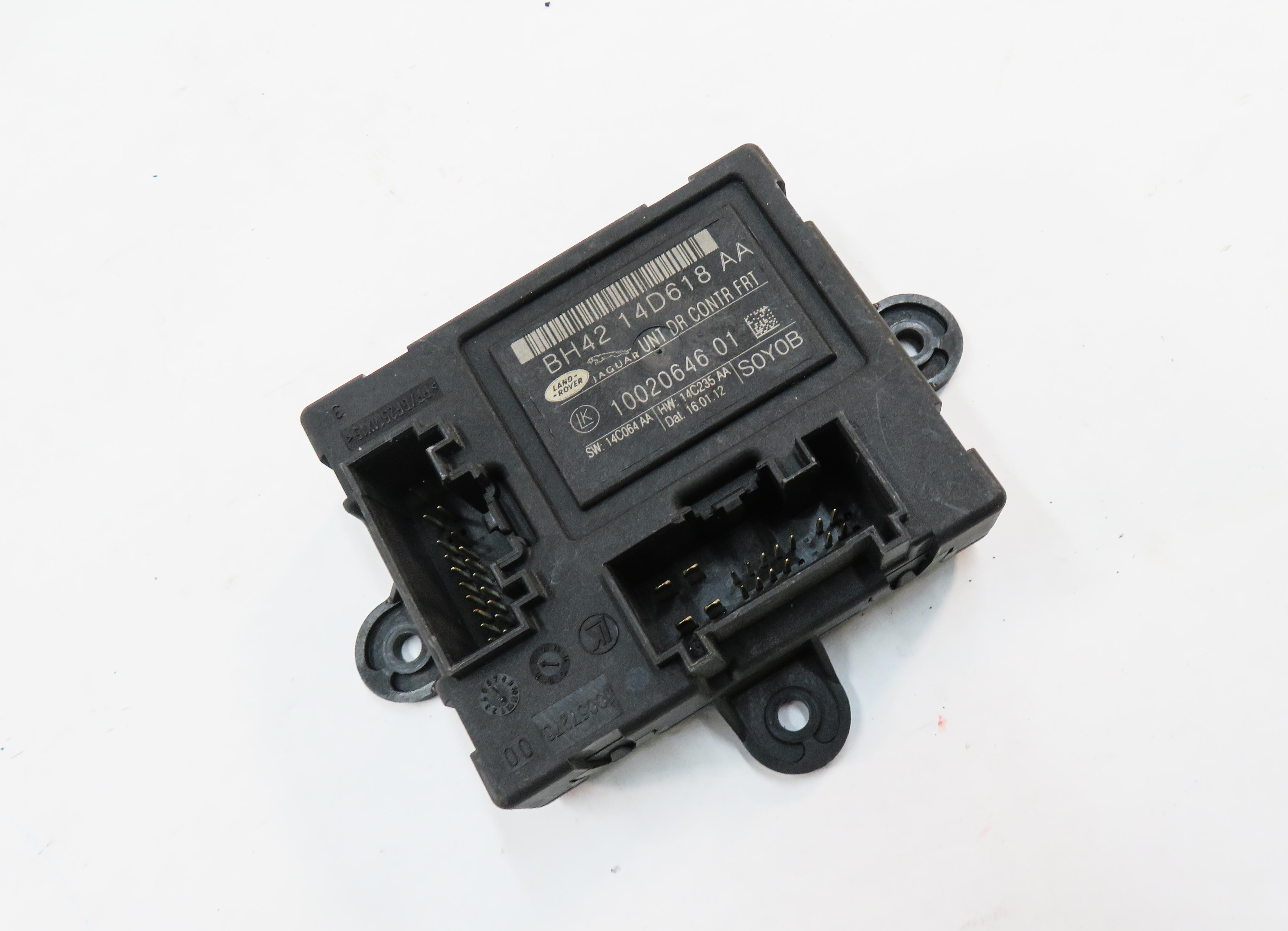 2012 RANGE ROVER (L322) LEFT FRONT DRIVER DOOR CONTROL MODULE — exact item pictured