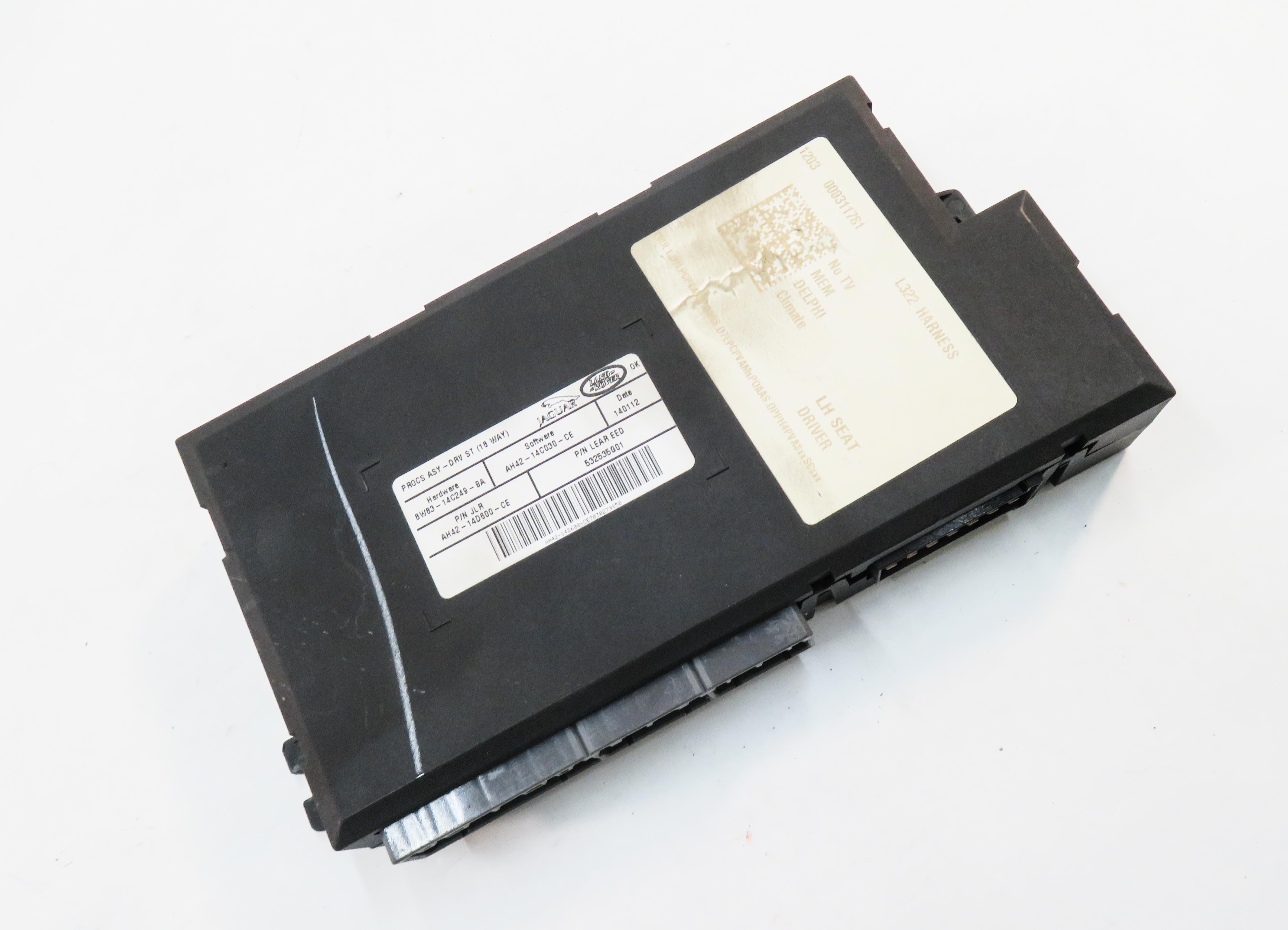 2012 RANGE ROVER (L322) FRONT MEMORY SEAT CONTROL MODULE — exact item pictured
