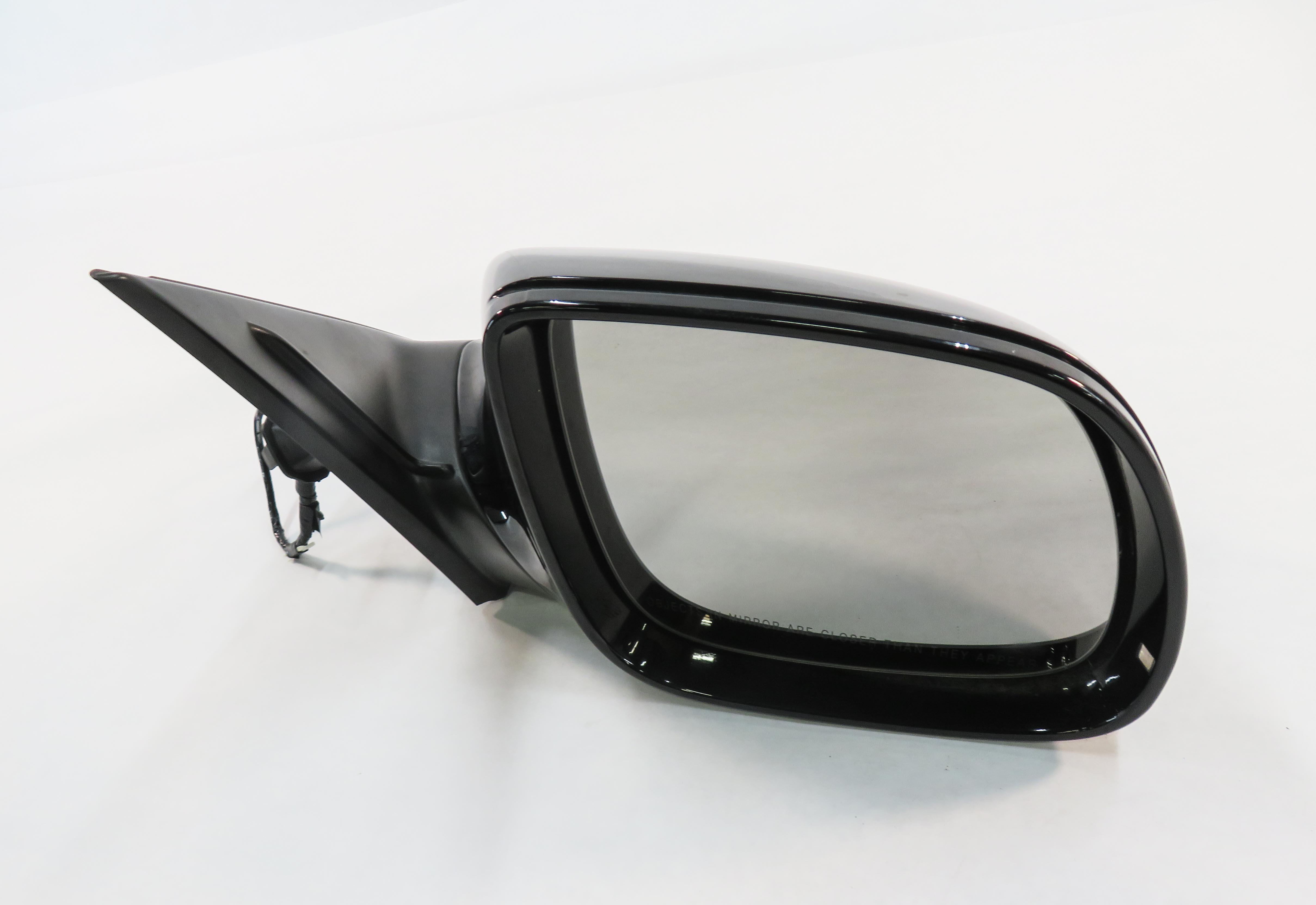 2009-2014 AUDI Q5 (B8 8R) RIGHT PASSENGER HEATED DOOR MIRROR (BRILLIANT BLACK) — exact item pictured