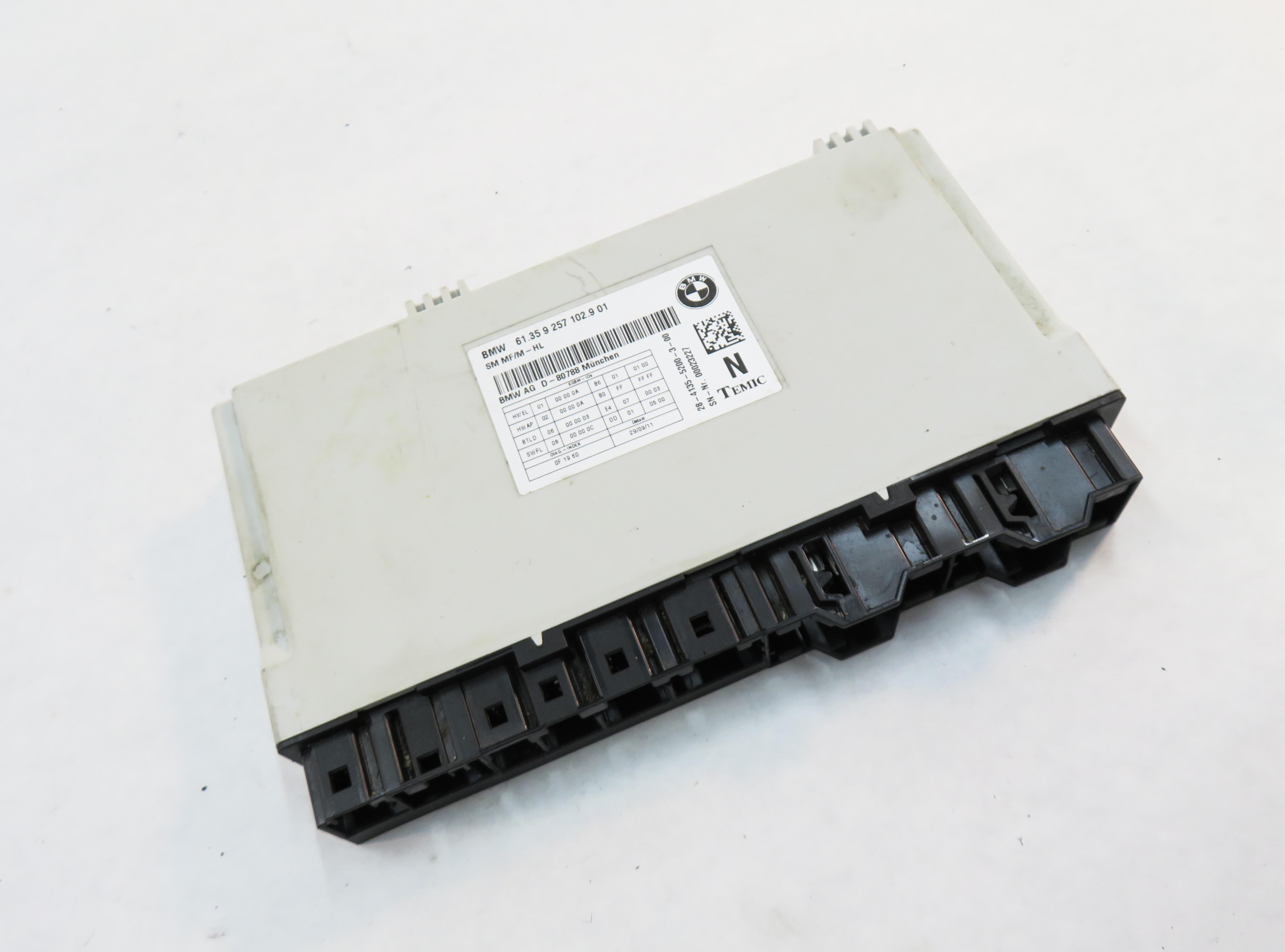 2010-2017 BMW 528i 535i 550i 650i 740i 750i (F01 F10) COMFORT MEMORY SEAT MODULE — exact item pictured