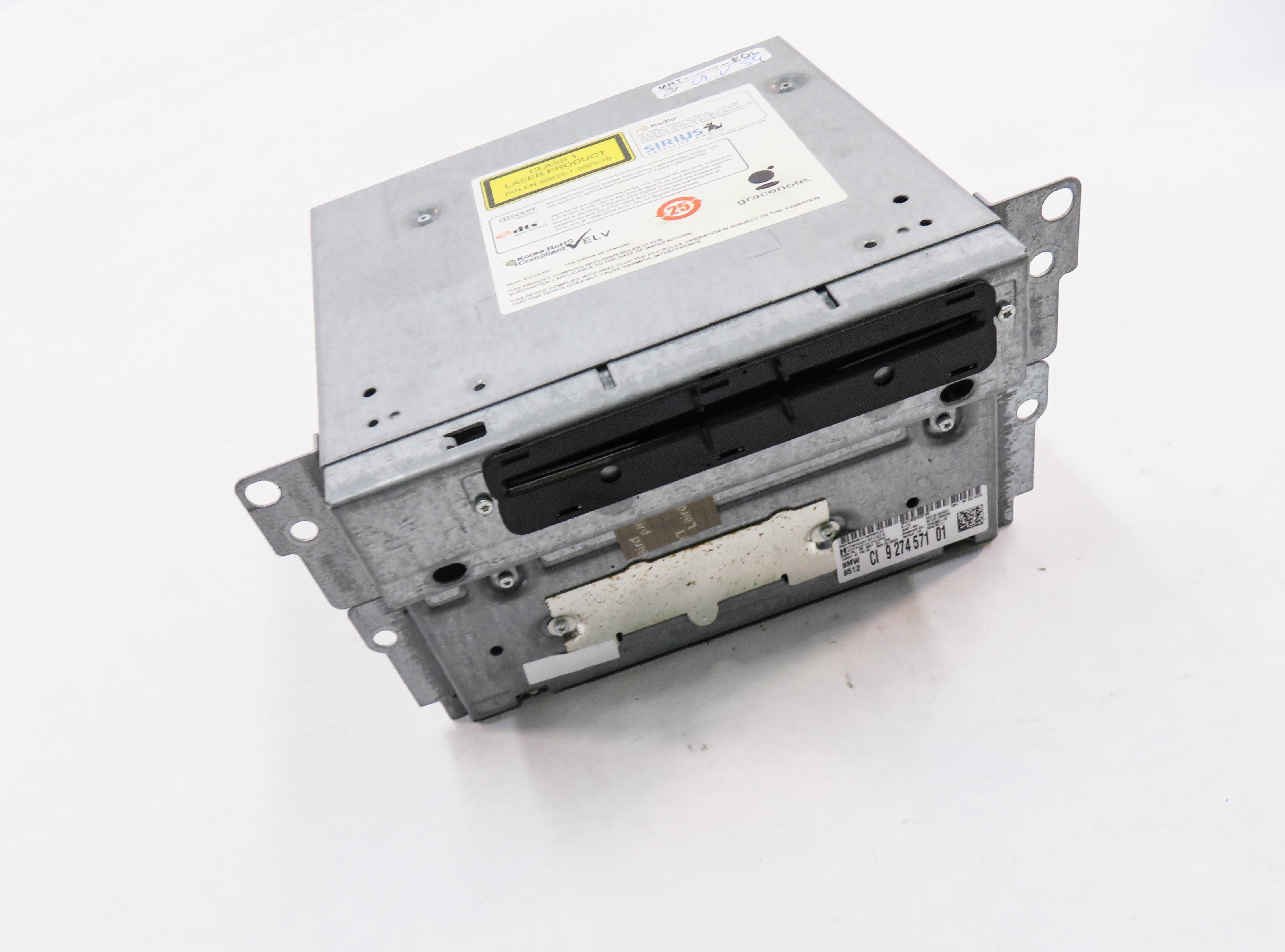 10-12 BMW 528i 535i 550i 750i 760i (F01 F10) STEREO CD GPS NAVIGATION RECEIVER — exact item pictured