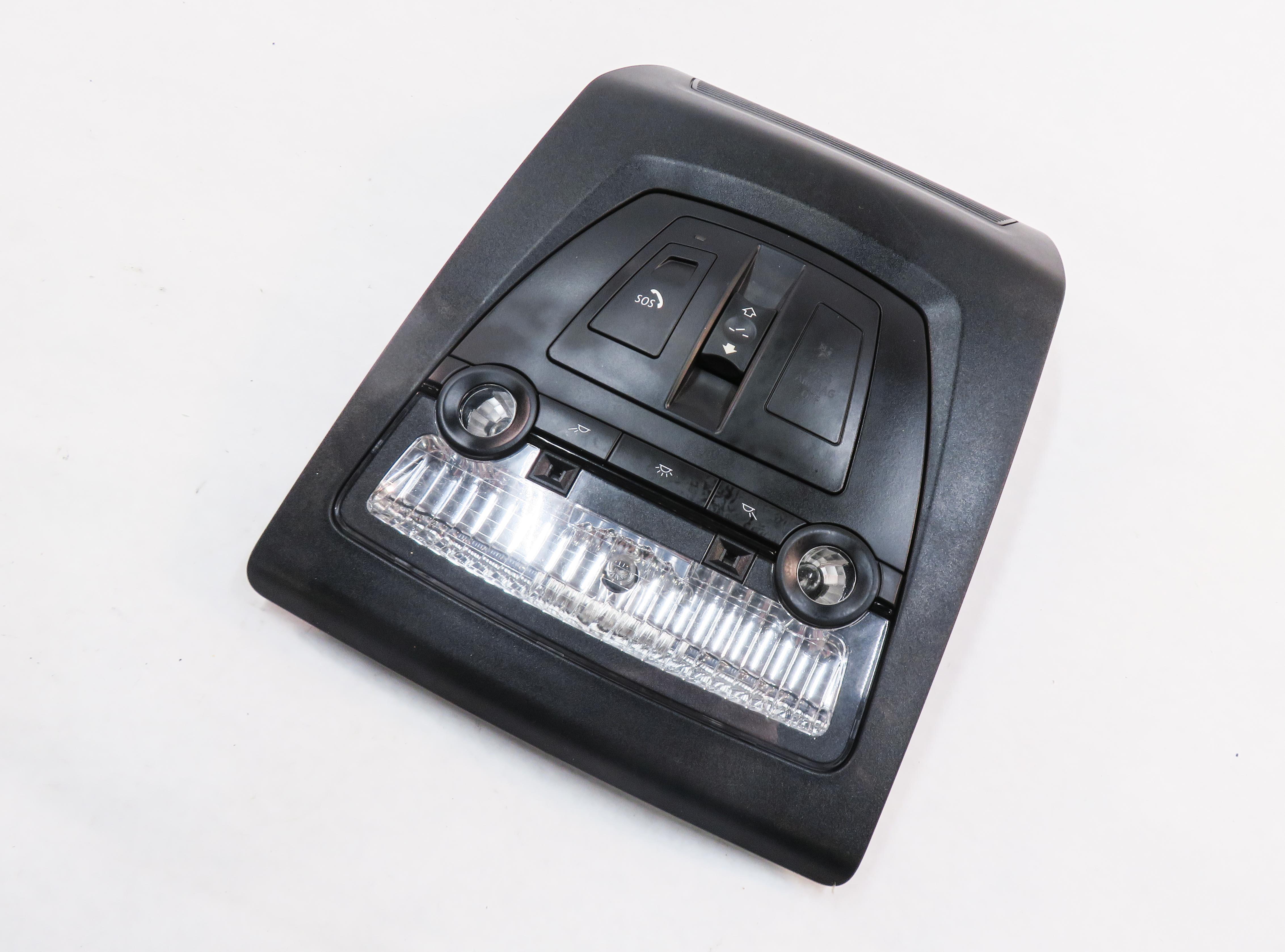 2012 BMW 550i (F10) FRONT DOMELIGHT MAP READING COURTESY LIGHT LAMP (BLACK) — exact item pictured
