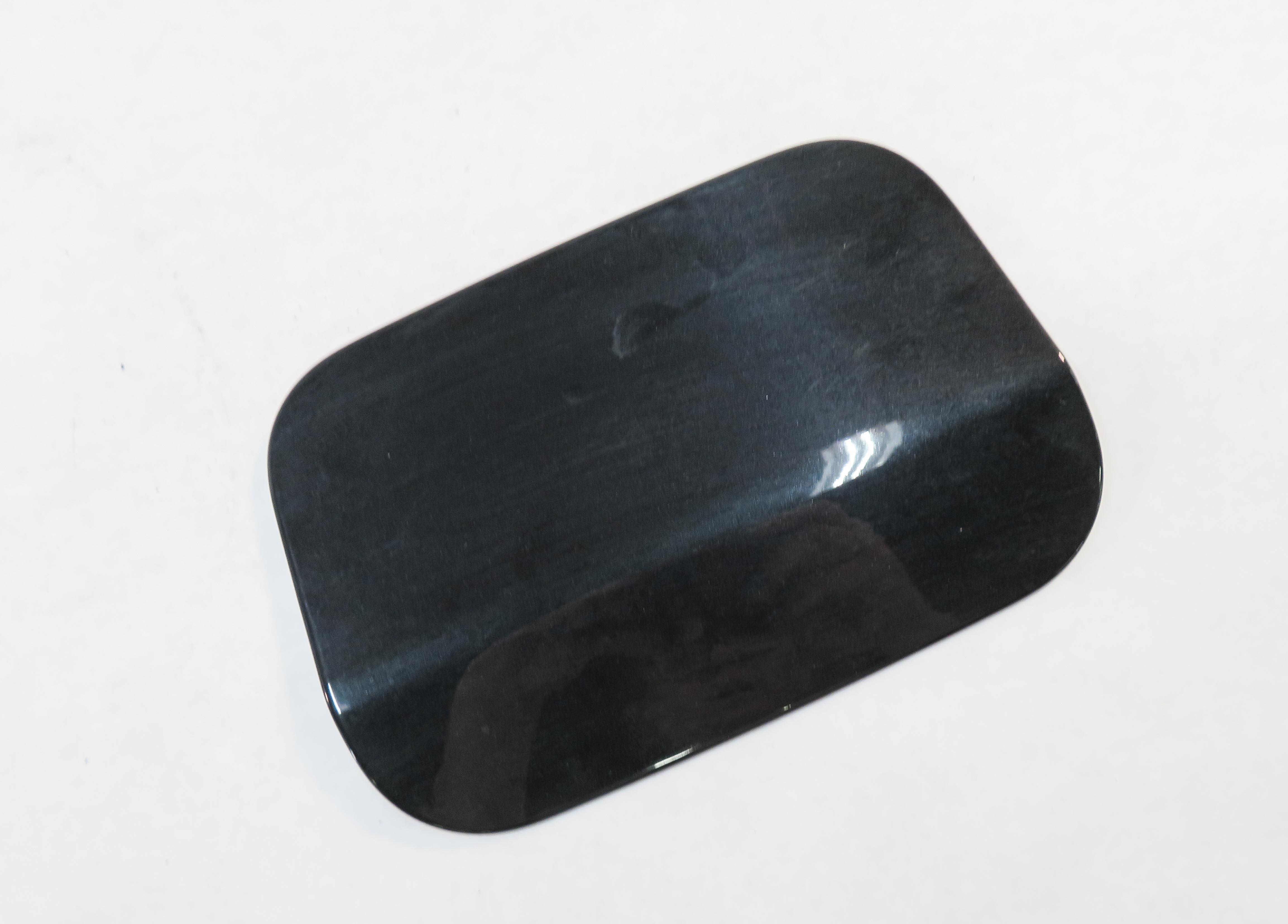 2004-2010 BMW 525i 528i 530i 535i 545i 550i M5 (E60) FUEL TANK DOOR TRIM (BLACK) — exact item pictured