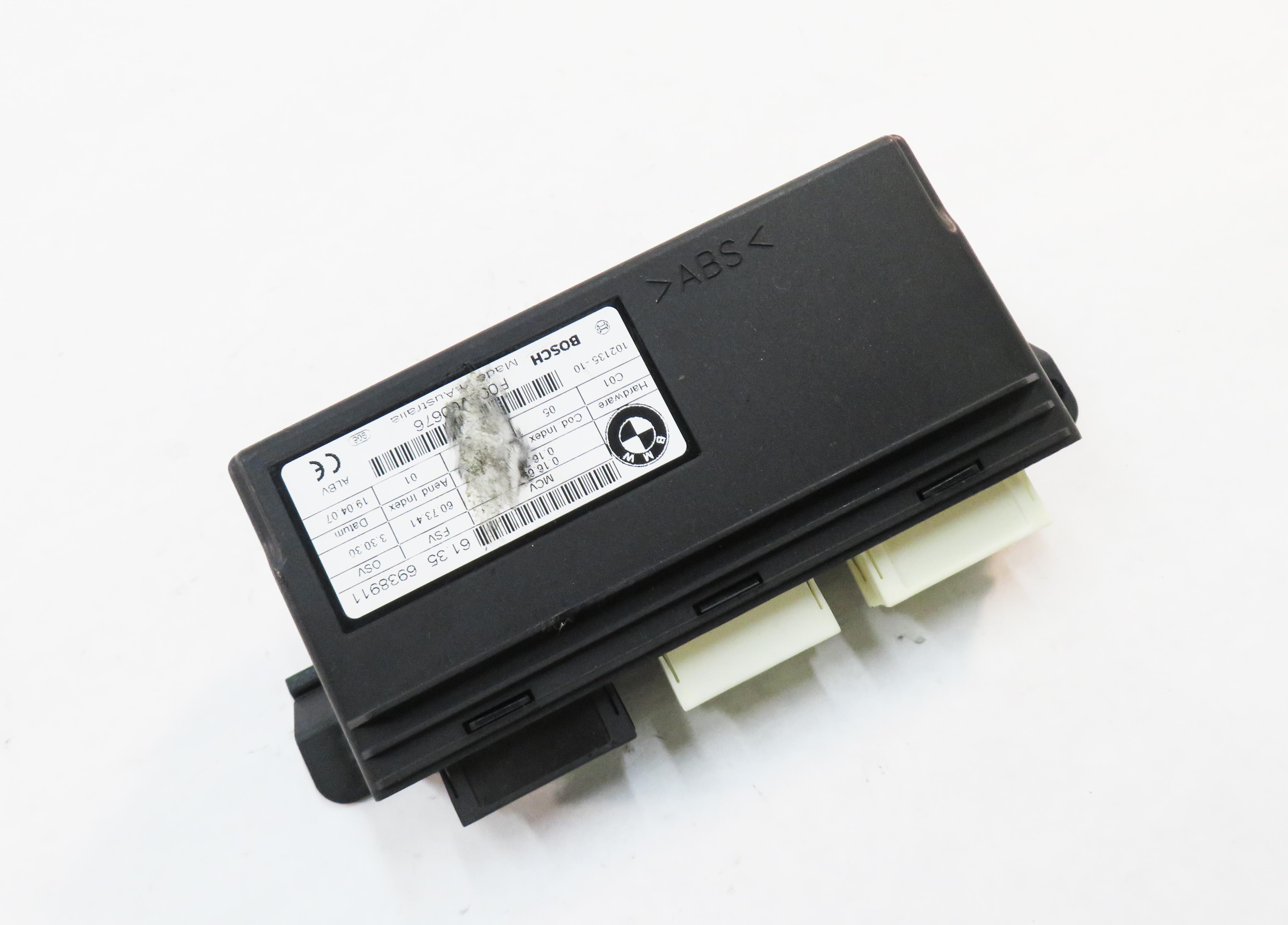 2008 BMW M5 ///M (E60) FRONT SEAT BACKREST CONTROL MODULE — exact item pictured