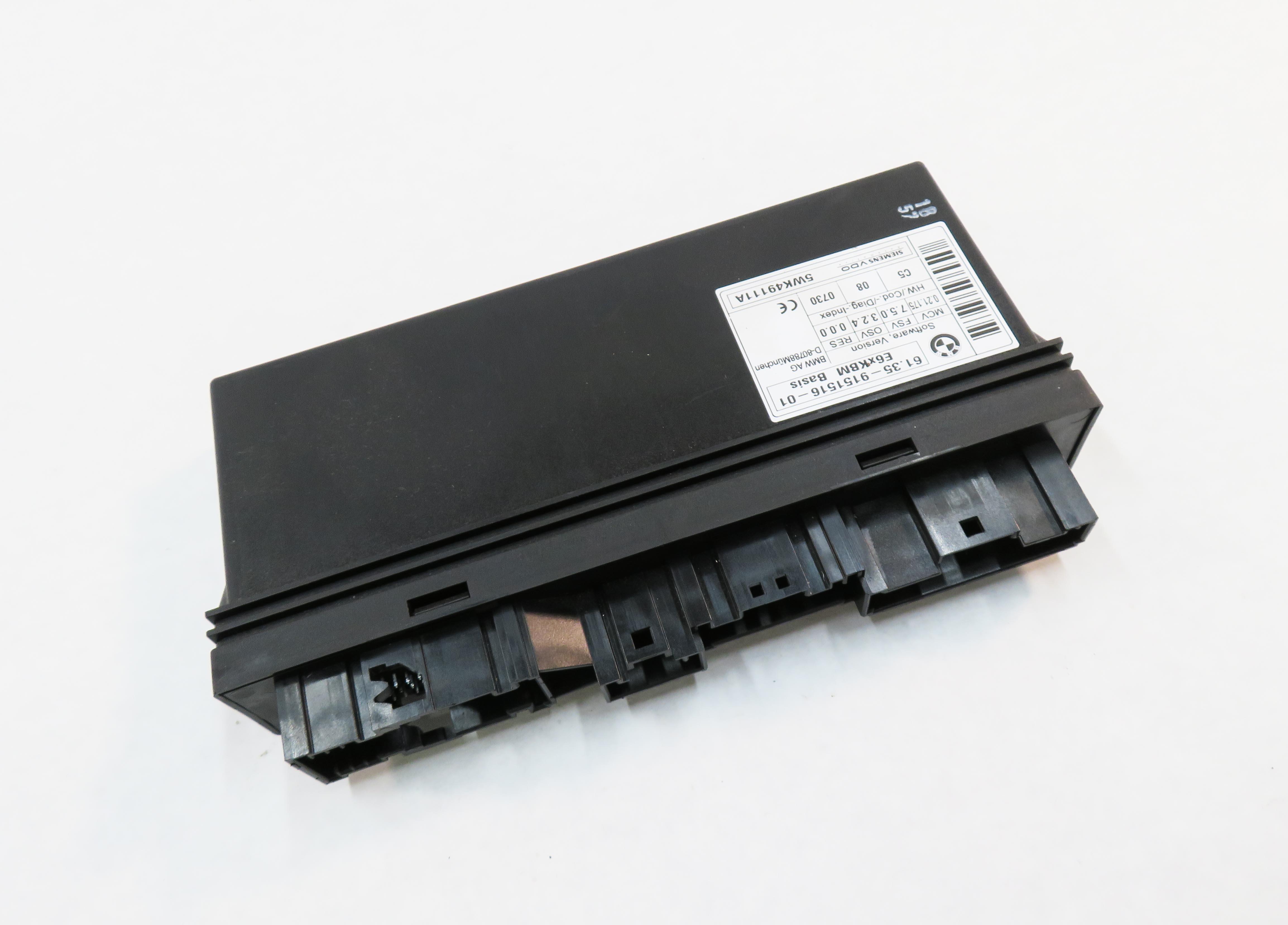 2008 BMW M5 ///M (E60) MAIN PRIMARY BODY CONTROL MODULE BCM — exact item pictured