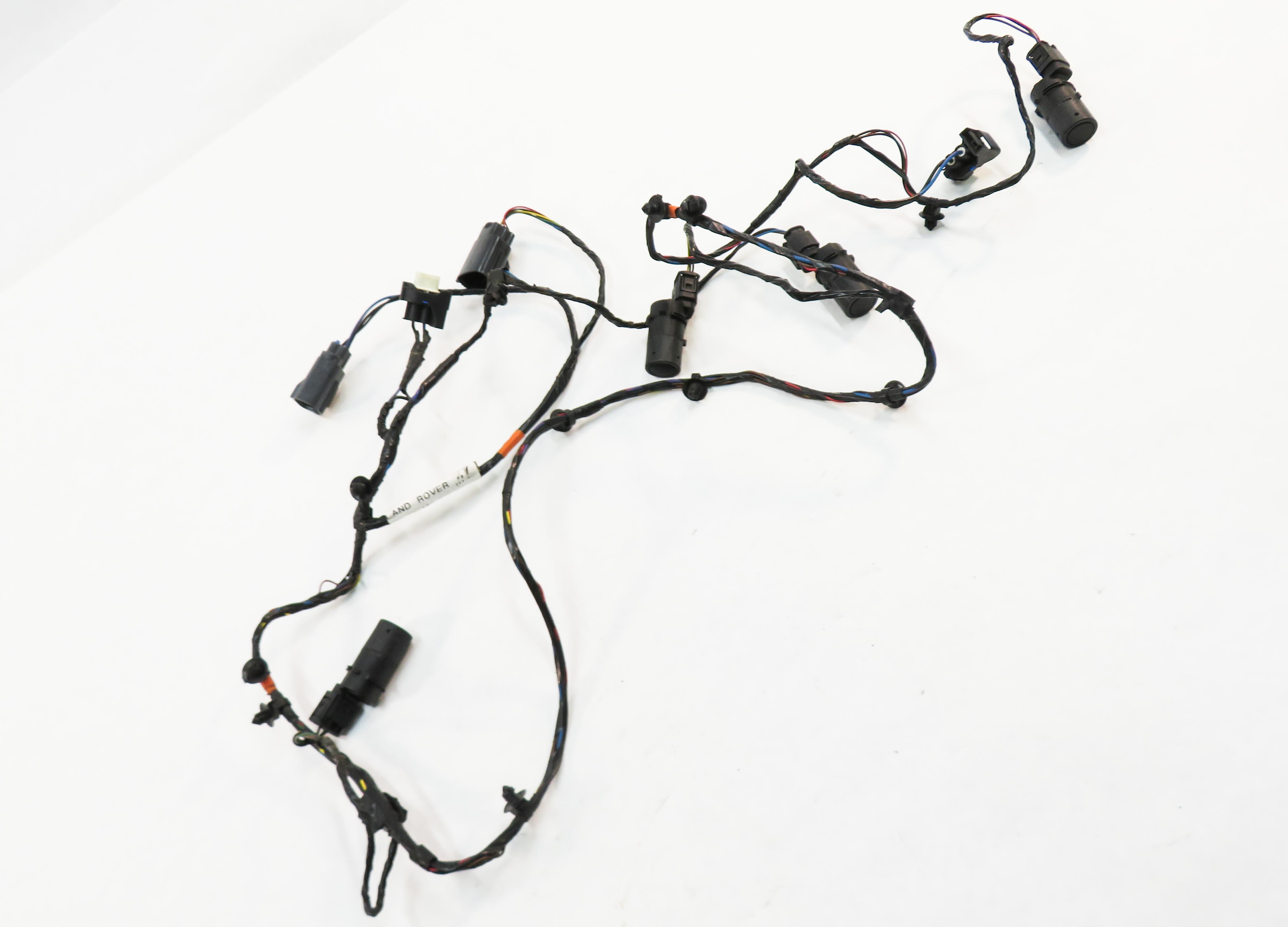 2007 RANGE ROVER SPORT (L320) REAR PDC PARK DISTANCE SENSOR SET w/ HARNESS — exact item pictured