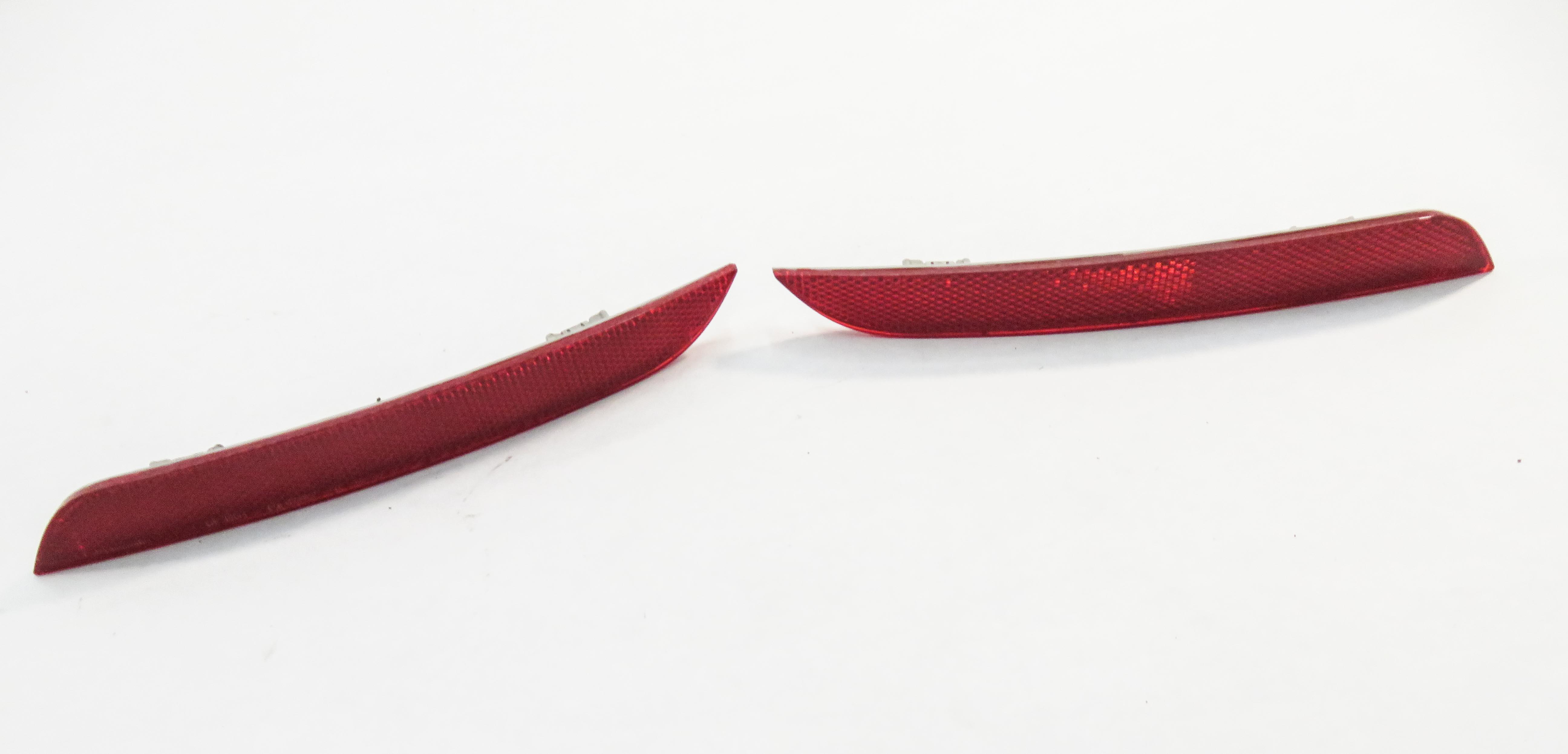 2012 BMW 535i (F10) LEFT & RIGHT REAR BUMPER MARKER REFLECTOR SET-2 — exact item pictured