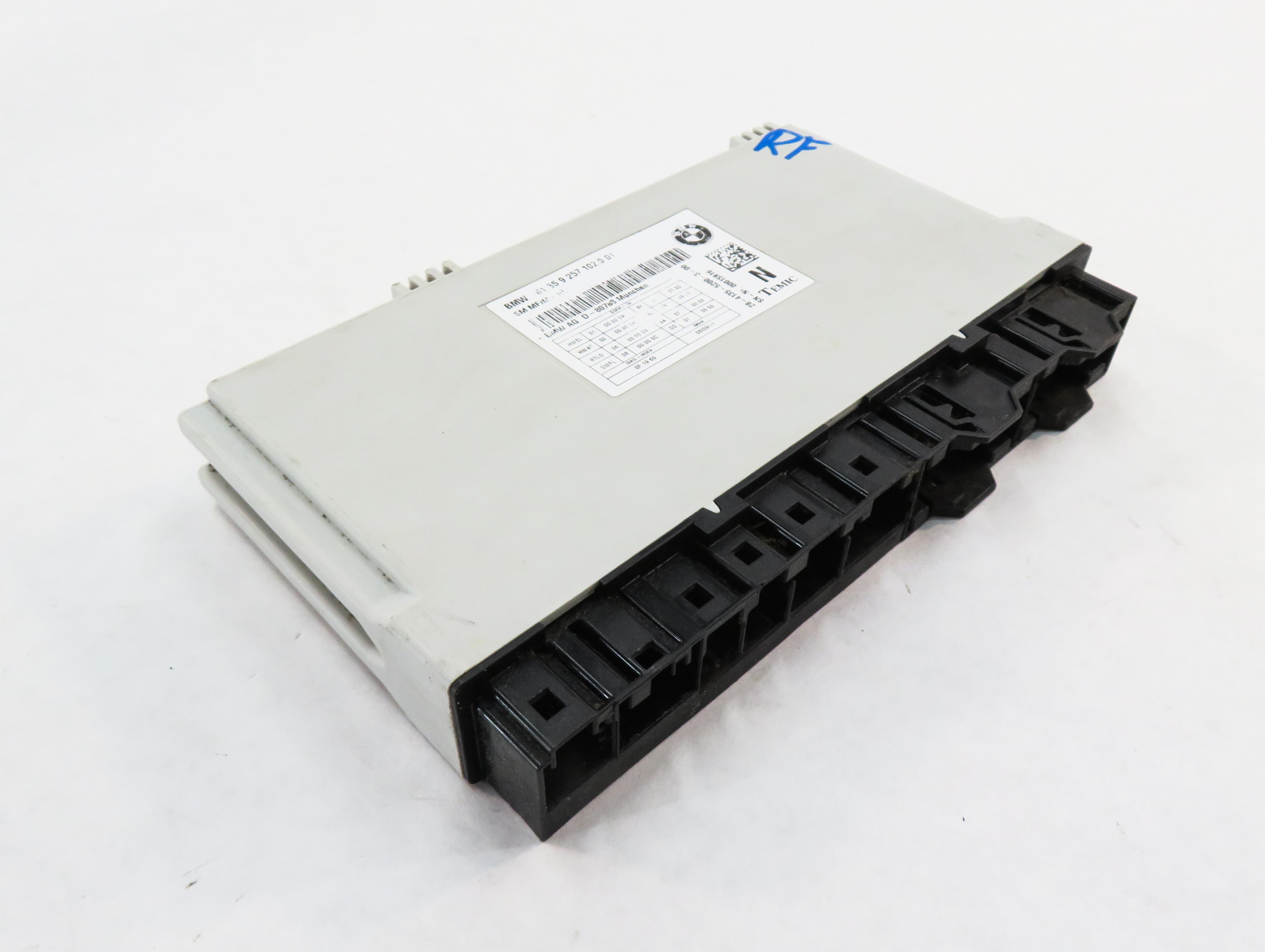 2010-2017 BMW 528i 535i 550i 650i 740i 750i (F01 F10) COMFORT MEMORY SEAT MODULE — exact item pictured