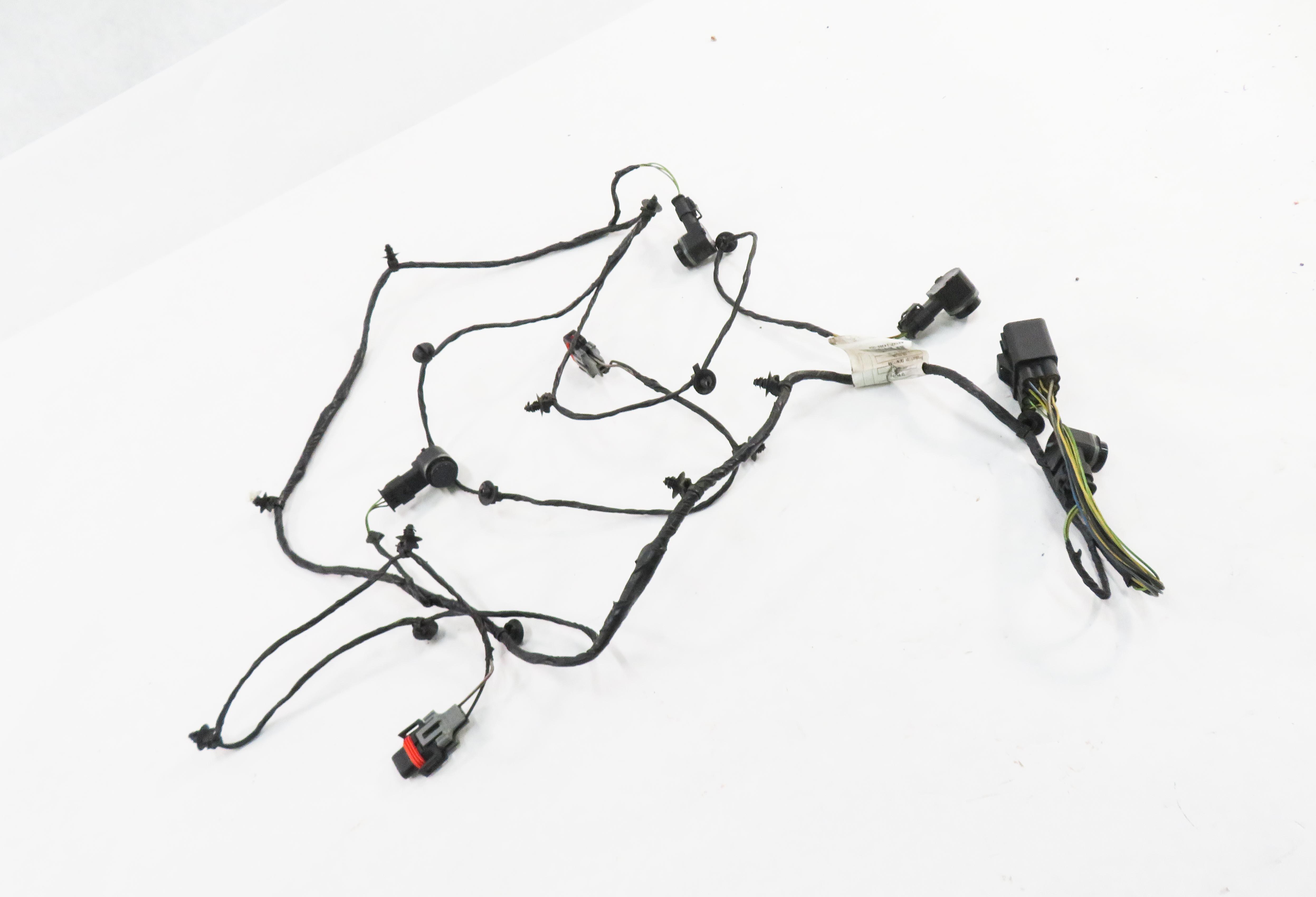 2010 RANGE ROVER (L322) FRONT PDC PARK DISTANCE SENSOR SET w/ HARNESS (BLUE 796) — exact item pictured