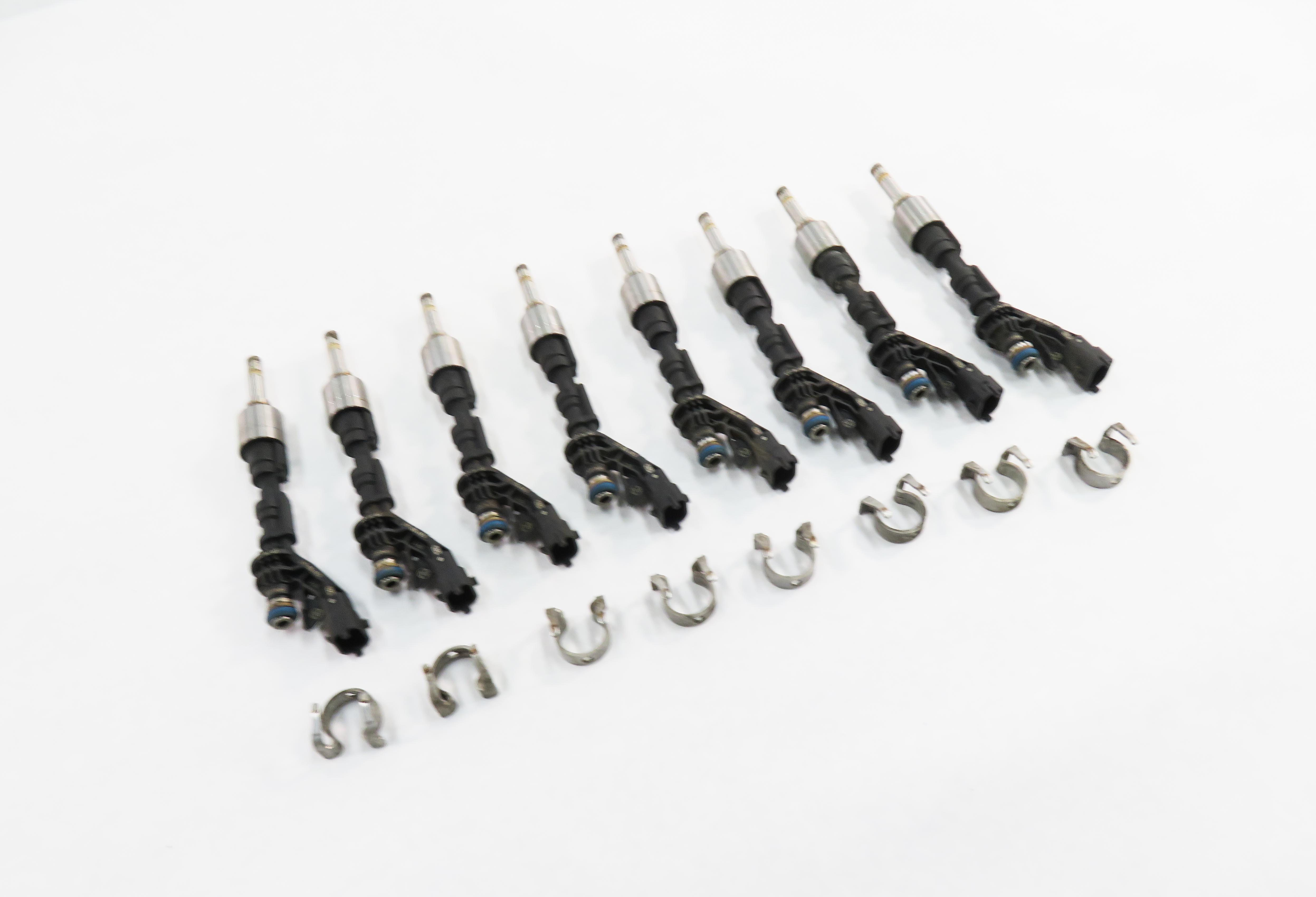 2010-2017 RANGE ROVER SPORT (L320 L322) JAGUAR XF XJ XK - 5.0L FUEL INJECTOR SET — exact item pictured