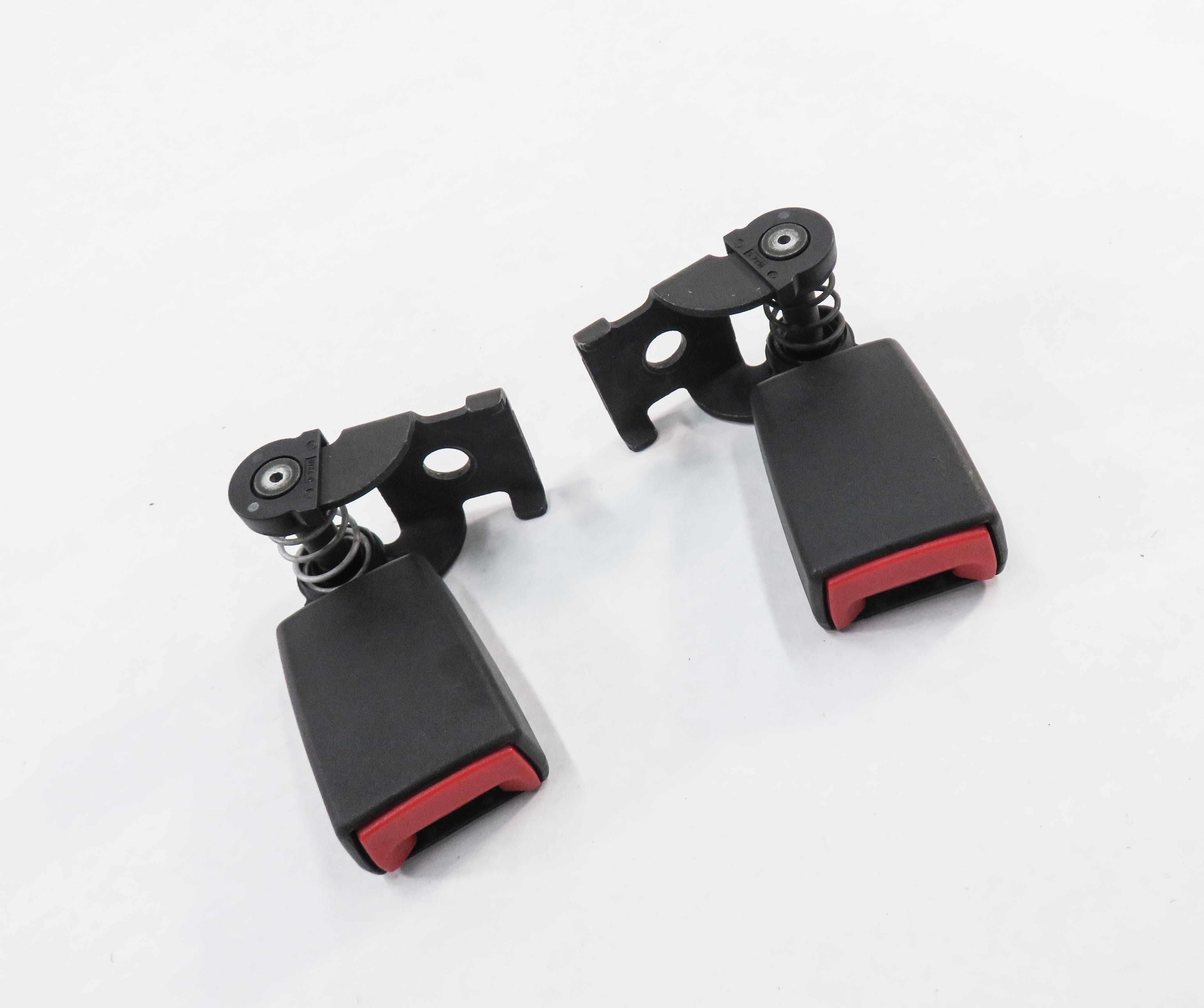 2008 BMW M6 ///M (E63) REAR SEAT - LEFT & RIGHT SEATBELT BUCKLE RECEIVER SET-2 — exact item pictured