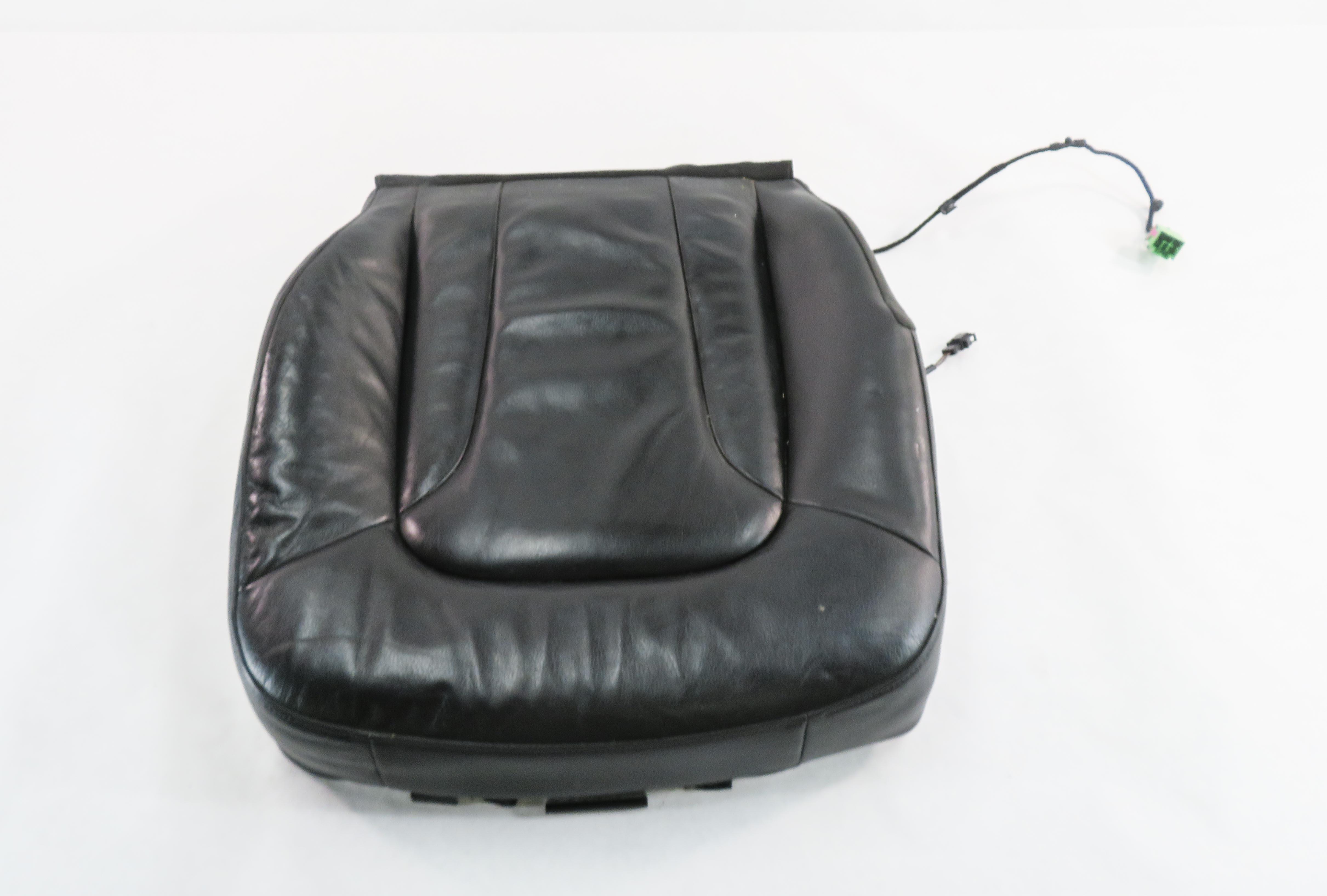 2011 AUDI Q7 (4L) PASSENGER - LOWER BOTTOM HEATED SEAT CUSHION (BLACK LEATHER) — exact item pictured