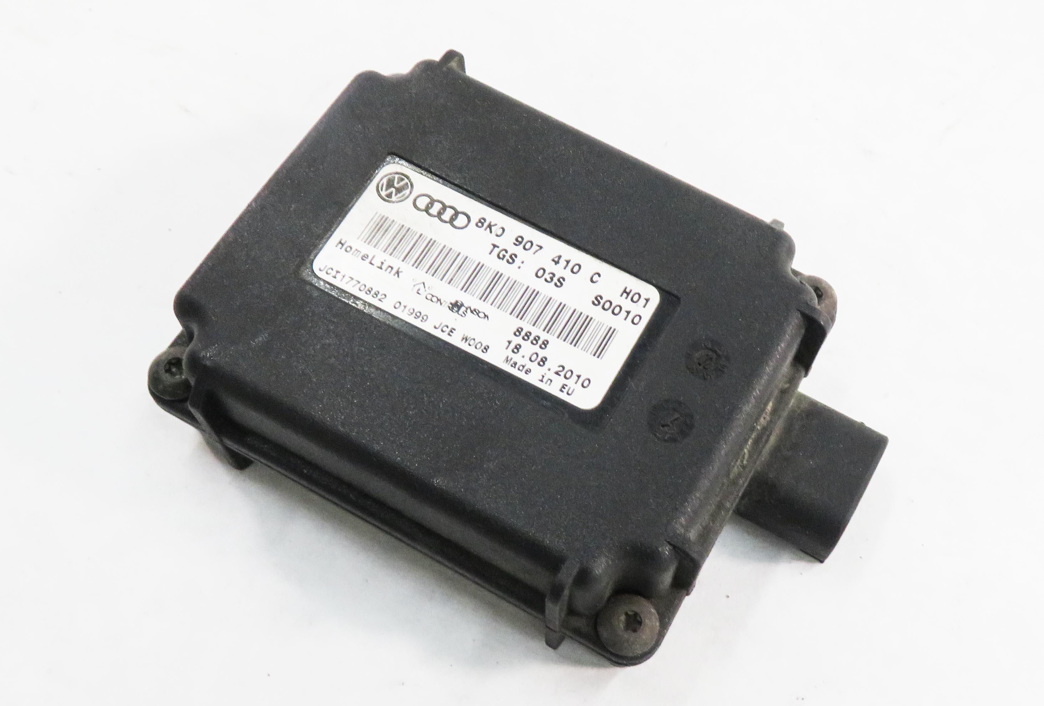 2008-2012 AUDI A4 S4 A5 Q5 Q7 (B8 8K 8T 8R 4L) HOMELINK GARAGE DOOR GATE MODULE — exact item pictured