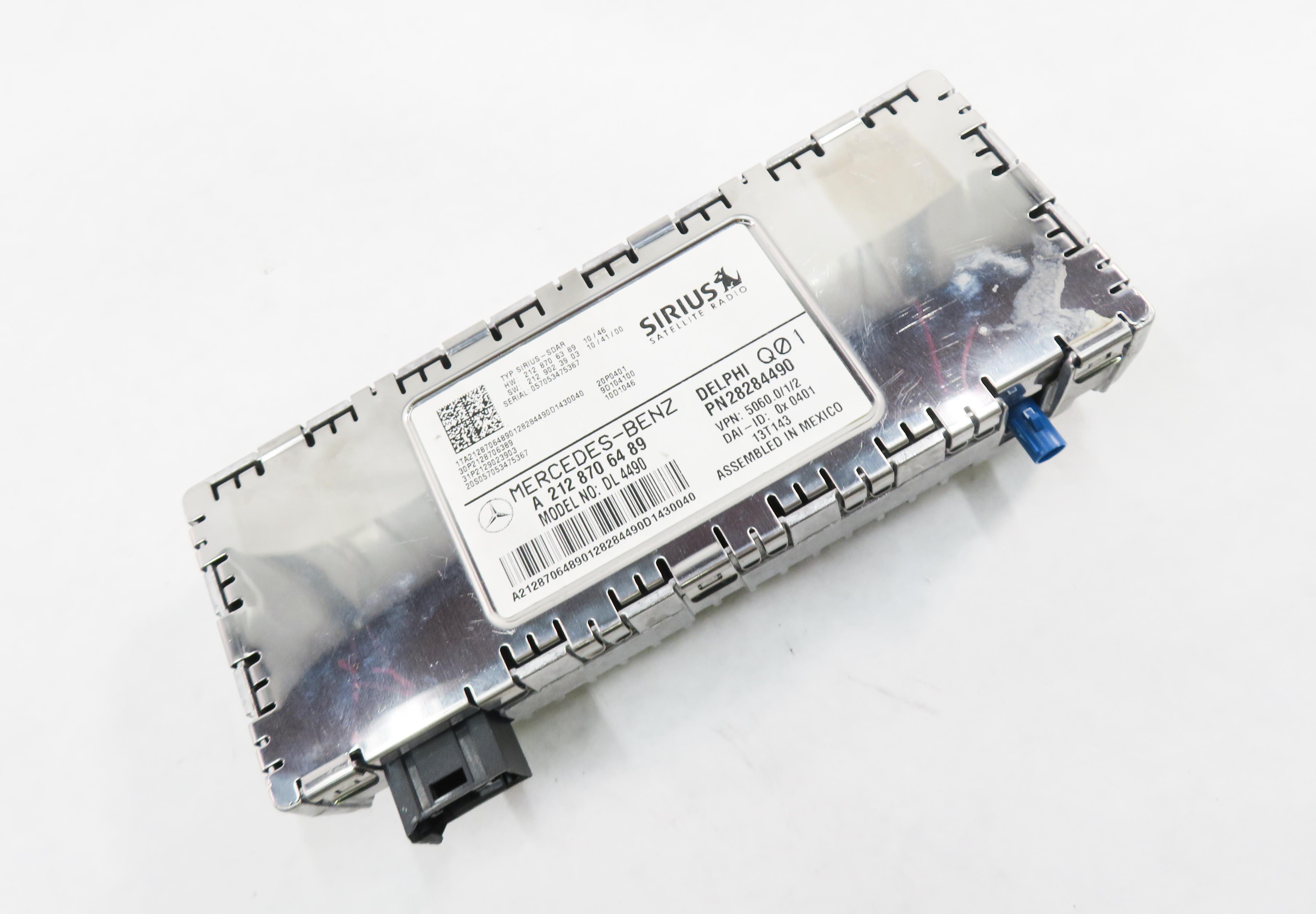 2013 MERCEDES GL450 (X166) SIRIUS SATELLITE RADIO RECEIVER CONTROL MODULE — exact item pictured