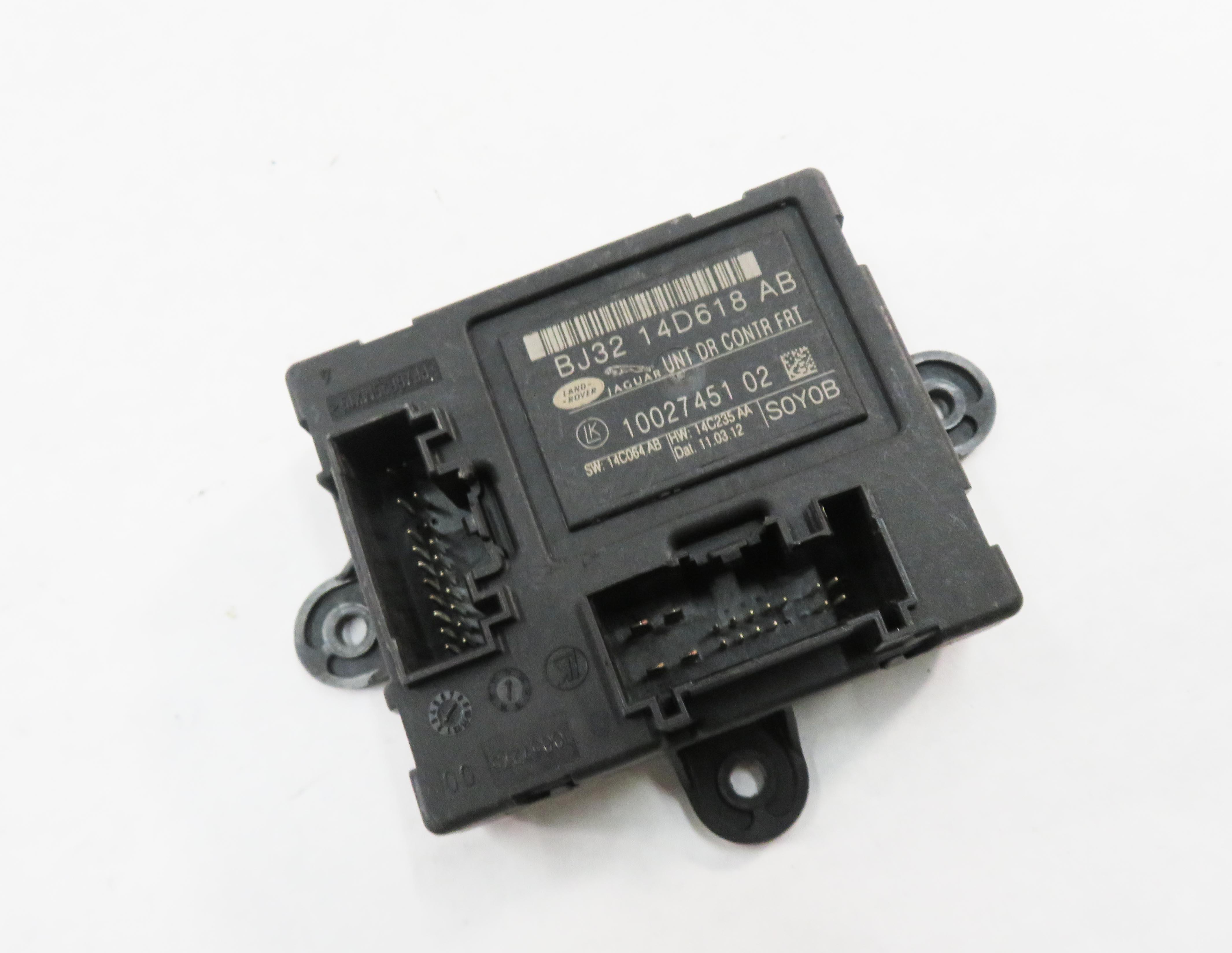 2012 RANGE ROVER EVOQUE (L538) LEFT FRONT DRIVER DOOR CONTROL MODULE — exact item pictured