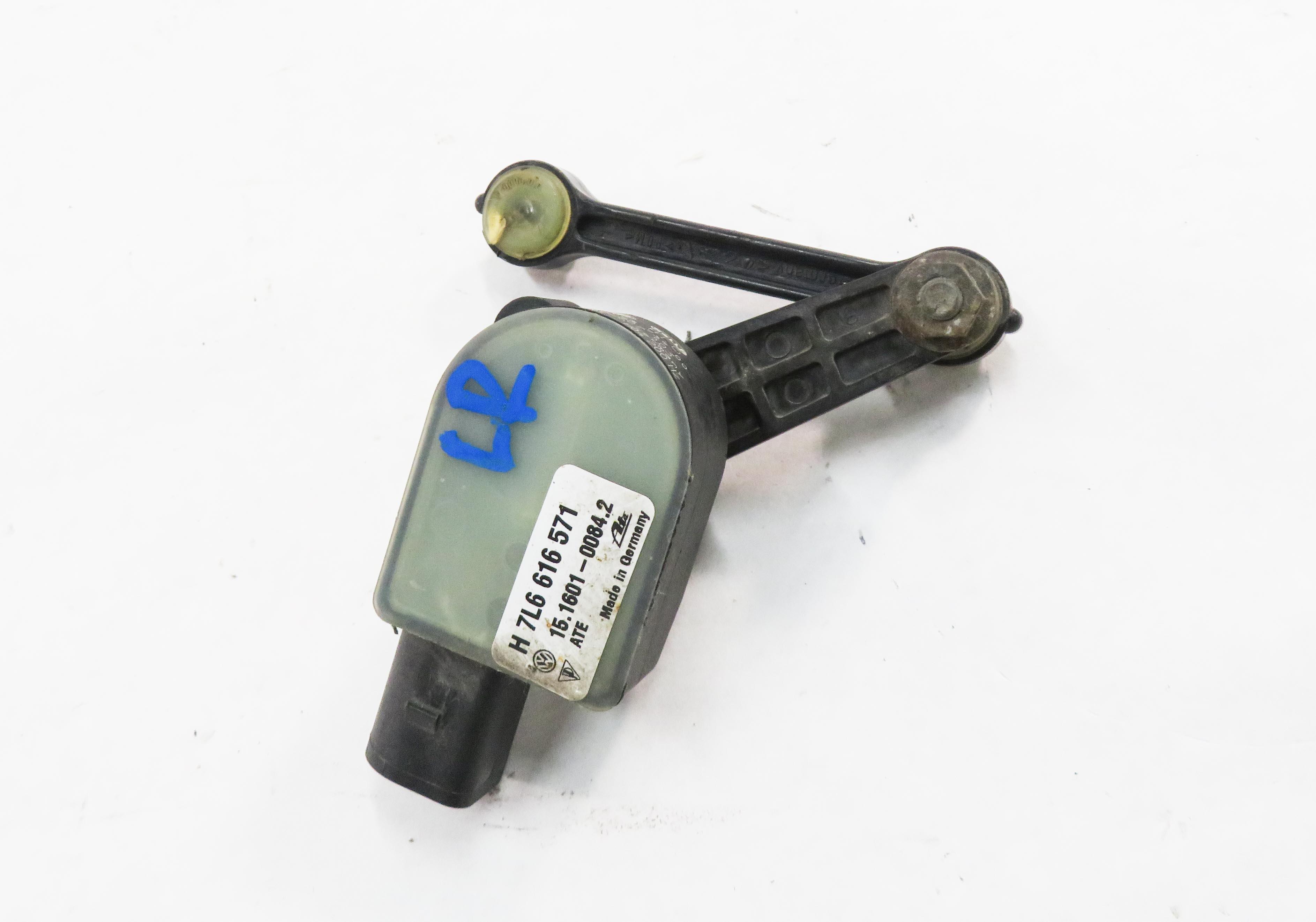 2012 AUDI Q7 (4L) LEFT DRIVER REAR SUSPENSION HEIGHT LEVEL SENSOR — exact item pictured