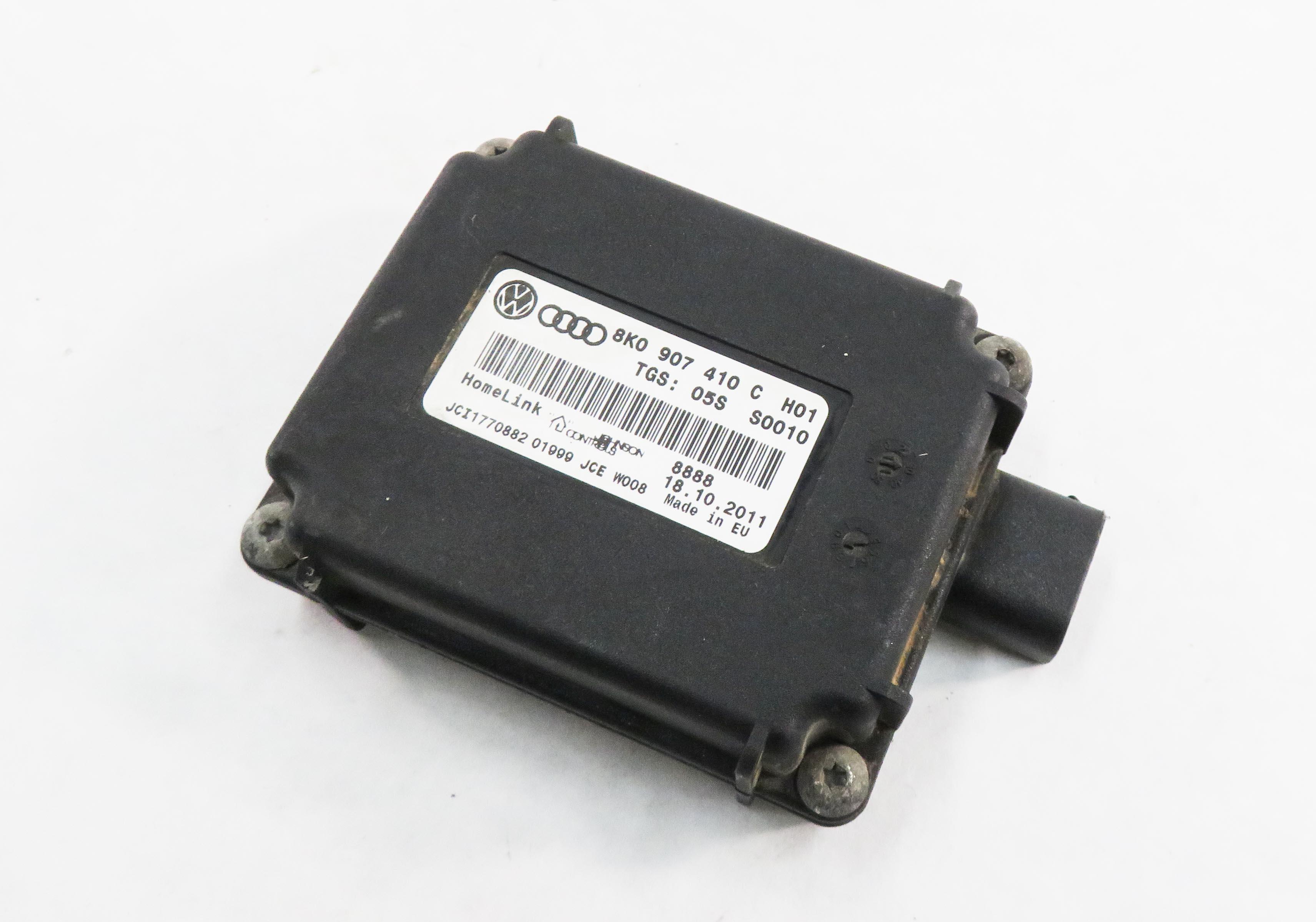 2008-2012 AUDI A4 S4 A5 Q5 Q7 (B8 8K 8T 8R 4L) HOMELINK GARAGE DOOR GATE MODULE — exact item pictured