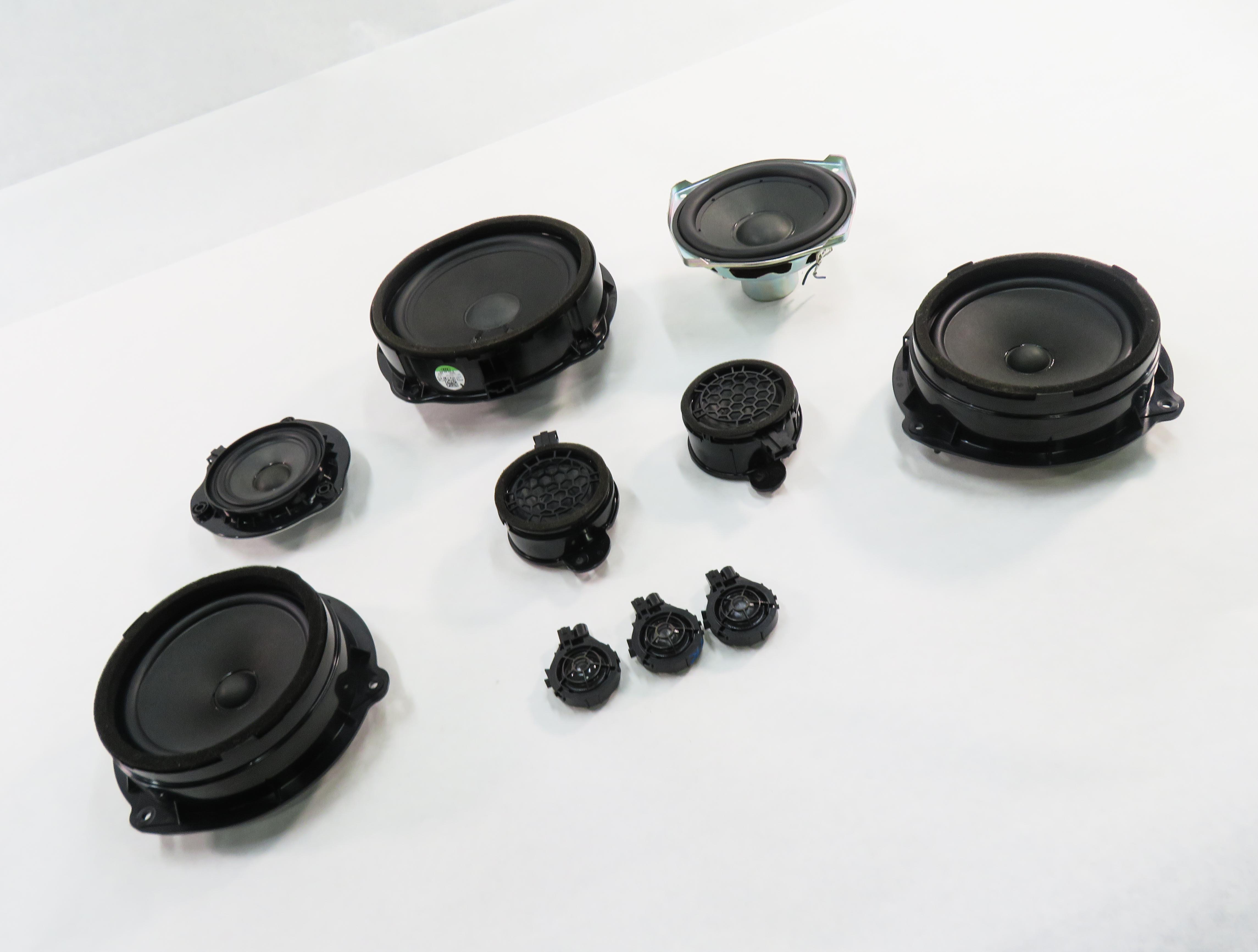 2018 AUDI A3 E-TRON (8VF) RADIO STEREO SUB SUBWOOFER TWEETER SPEAKER SET — exact item pictured
