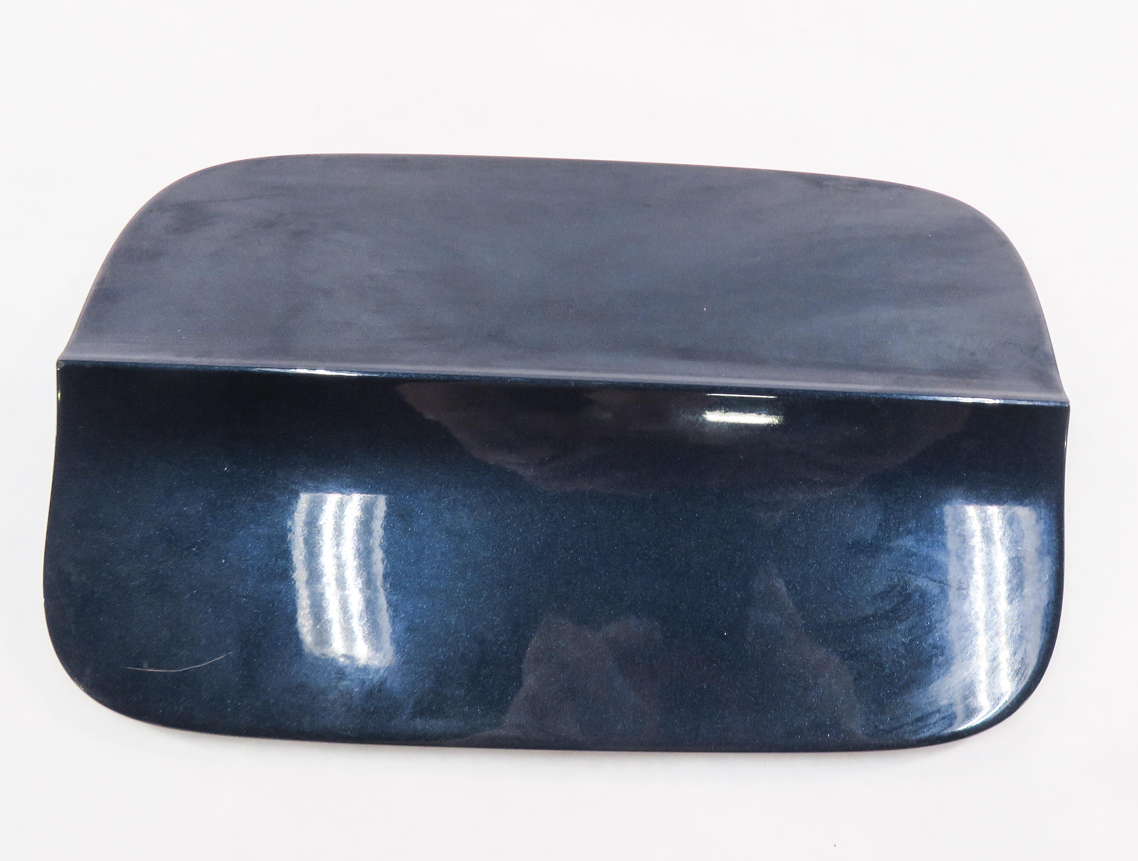 16-18 AUDI A3 E-TRON (8VF) FUEL TANK DOOR LID COVER TRIM (COSMOS BLUE METALLIC) — exact item pictured