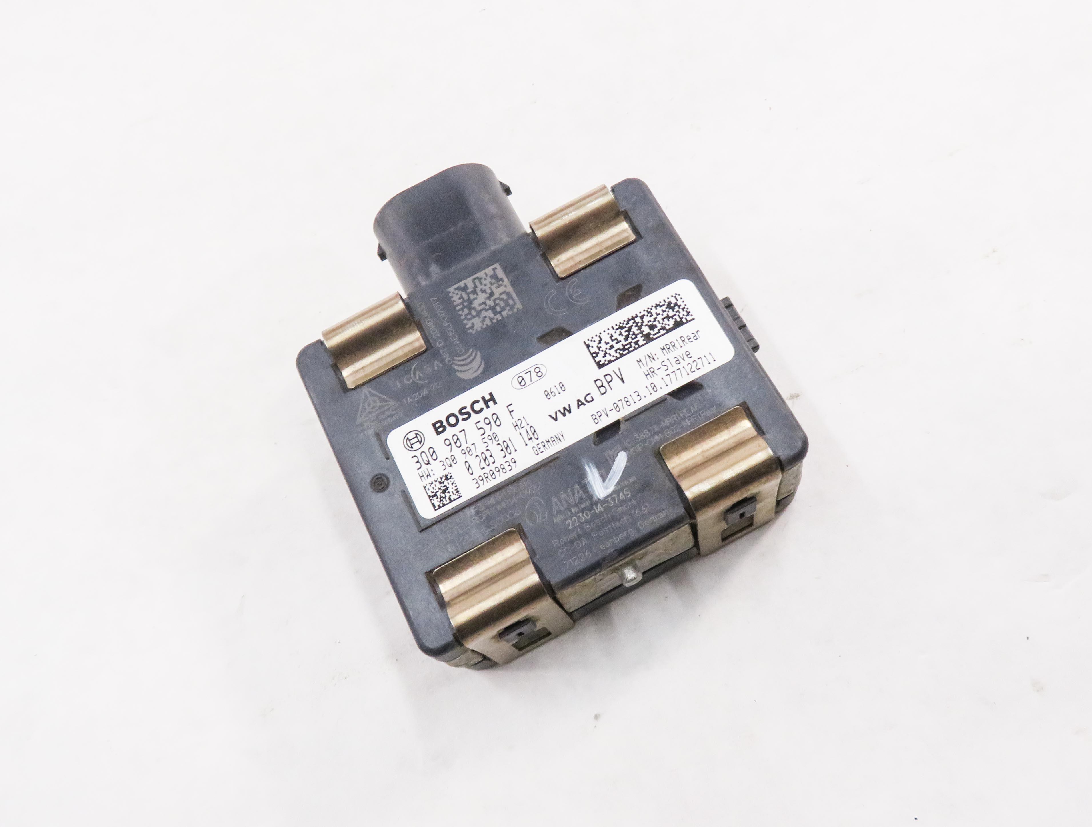 2018 AUDI A3 E-TRON (8VF) LANE KEEP ASSIST RADAR DISTANCE SENSOR MODULE (SLAVE) — exact item pictured