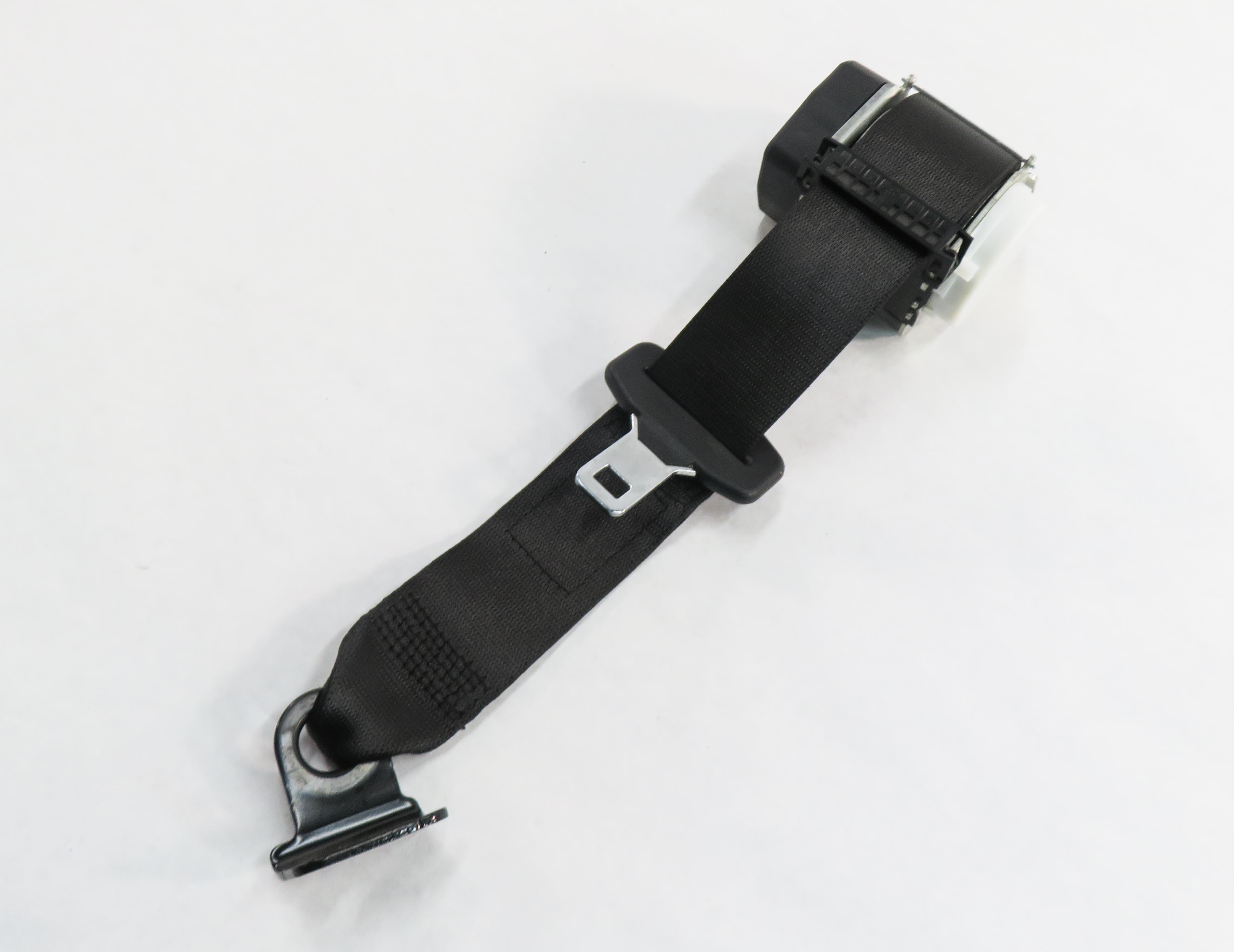 2016 BMW X1 (F48) REAR SEAT - LEFT SEATBELT RETRACTOR (BLACK) — exact item pictured