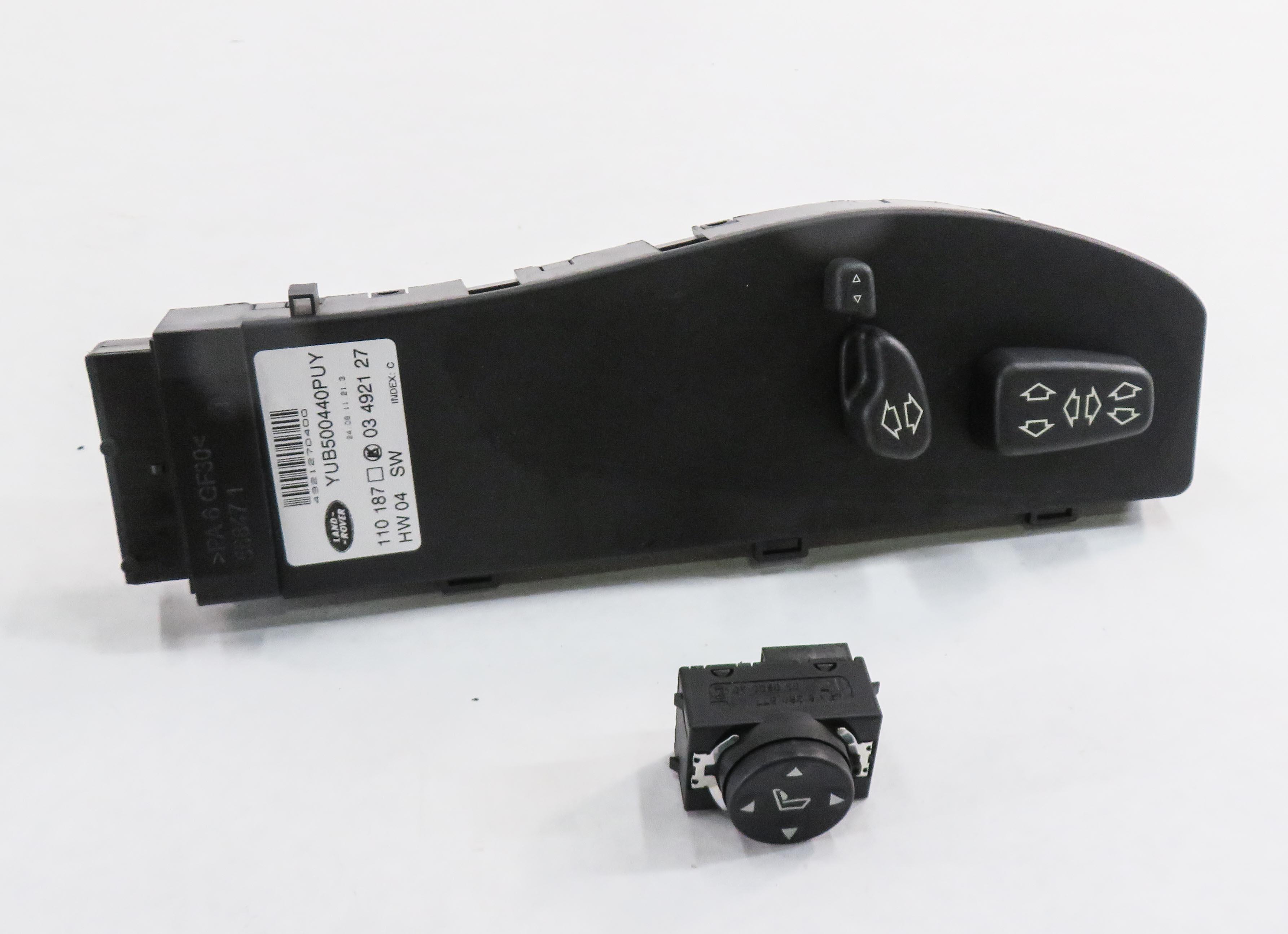 2012 RANGE ROVER (L322) RIGHT FRONT PASSENGER SEAT ADJUSTMENT SWITCH — exact item pictured