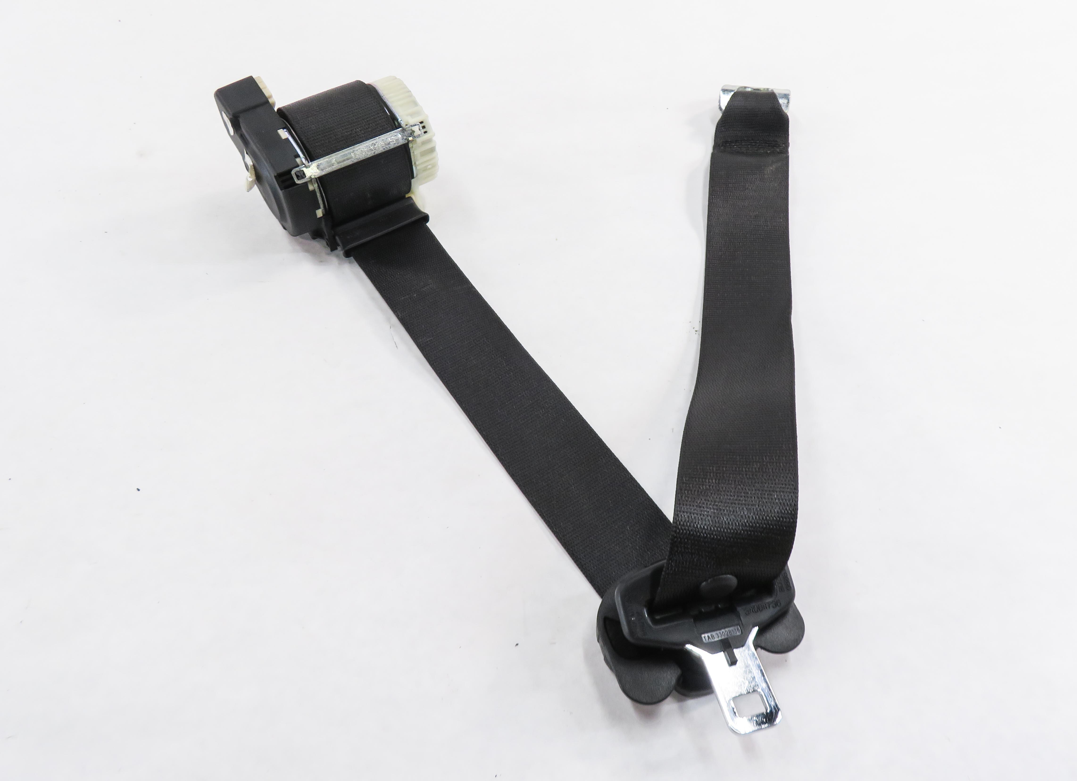 2012 RANGE ROVER (L322) REAR SEAT - LEFT SEATBELT RETRACTOR (BLACK) — exact item pictured