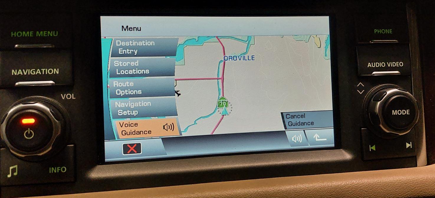 2010-2012 RANGE ROVER (L322) RADIO STEREO GPS NAVIGATION CAMERA DISPLAY SCREEN — exact item pictured