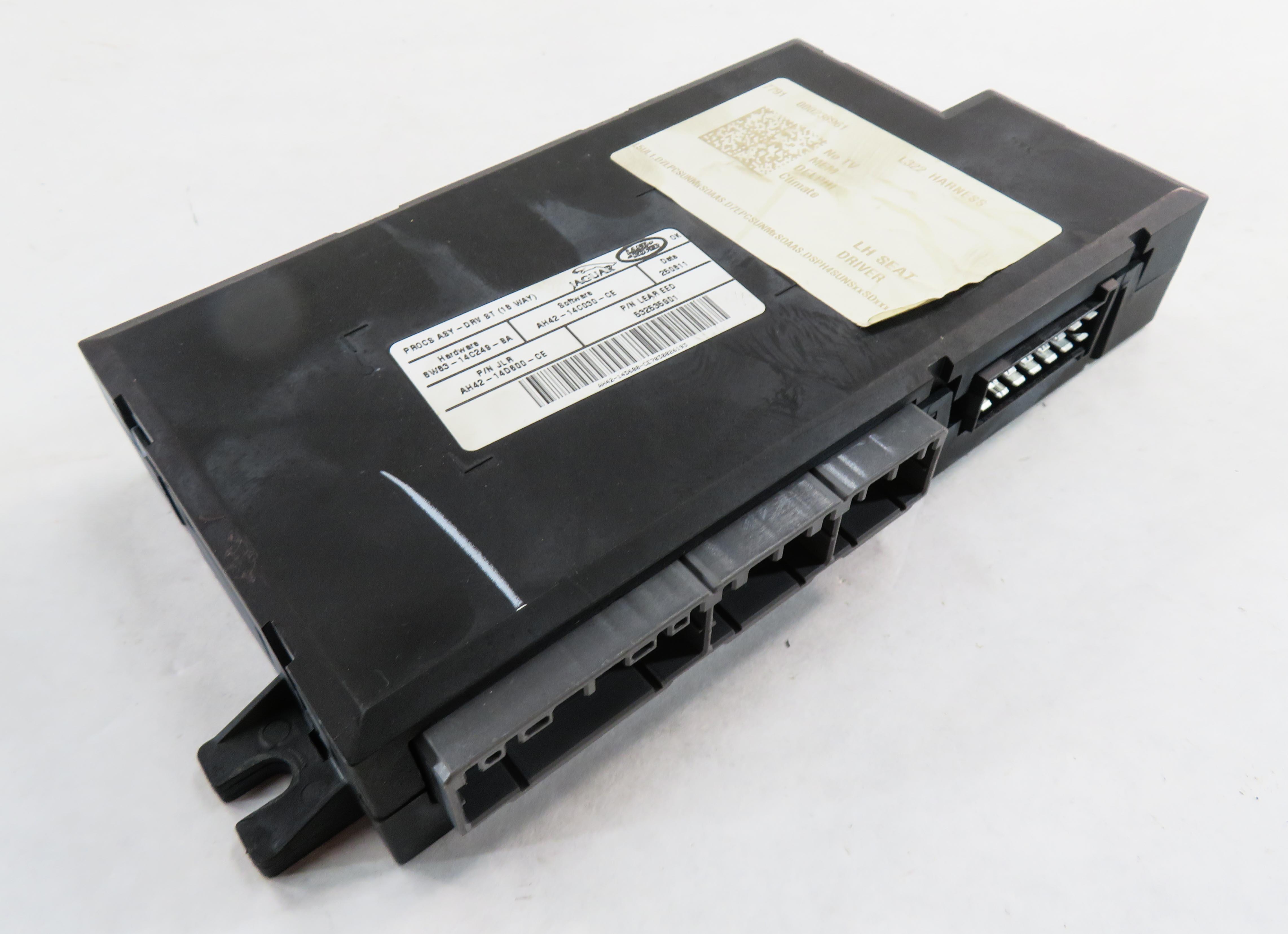 2012 RANGE ROVER (L322) LEFT FRONT DRIVER MEMORY SEAT CONTROL MODULE — exact item pictured