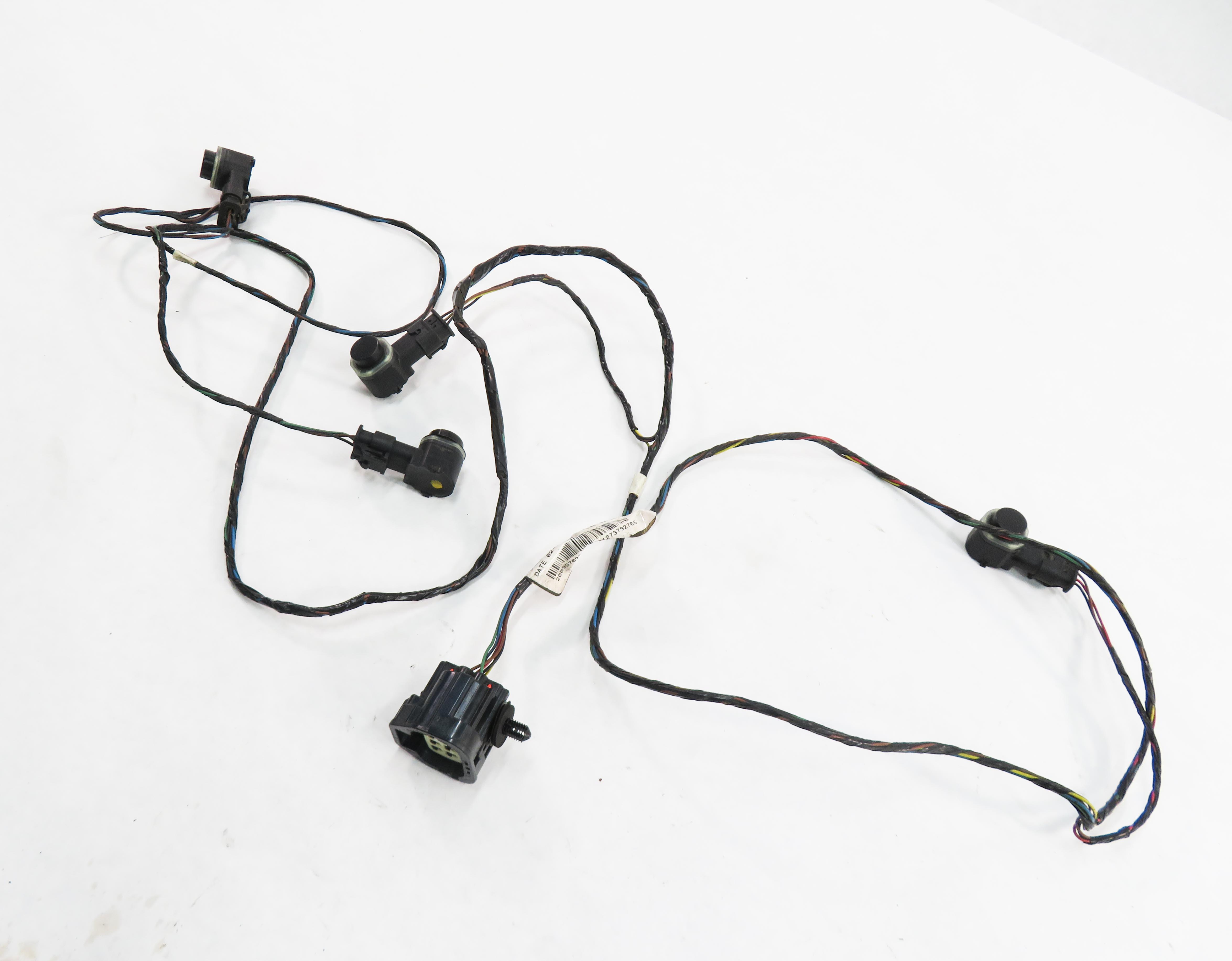 2010 RANGE ROVER SPORT (L320) REAR PDC PARK DISTANCE SENSOR SET w/ HARNESS — exact item pictured