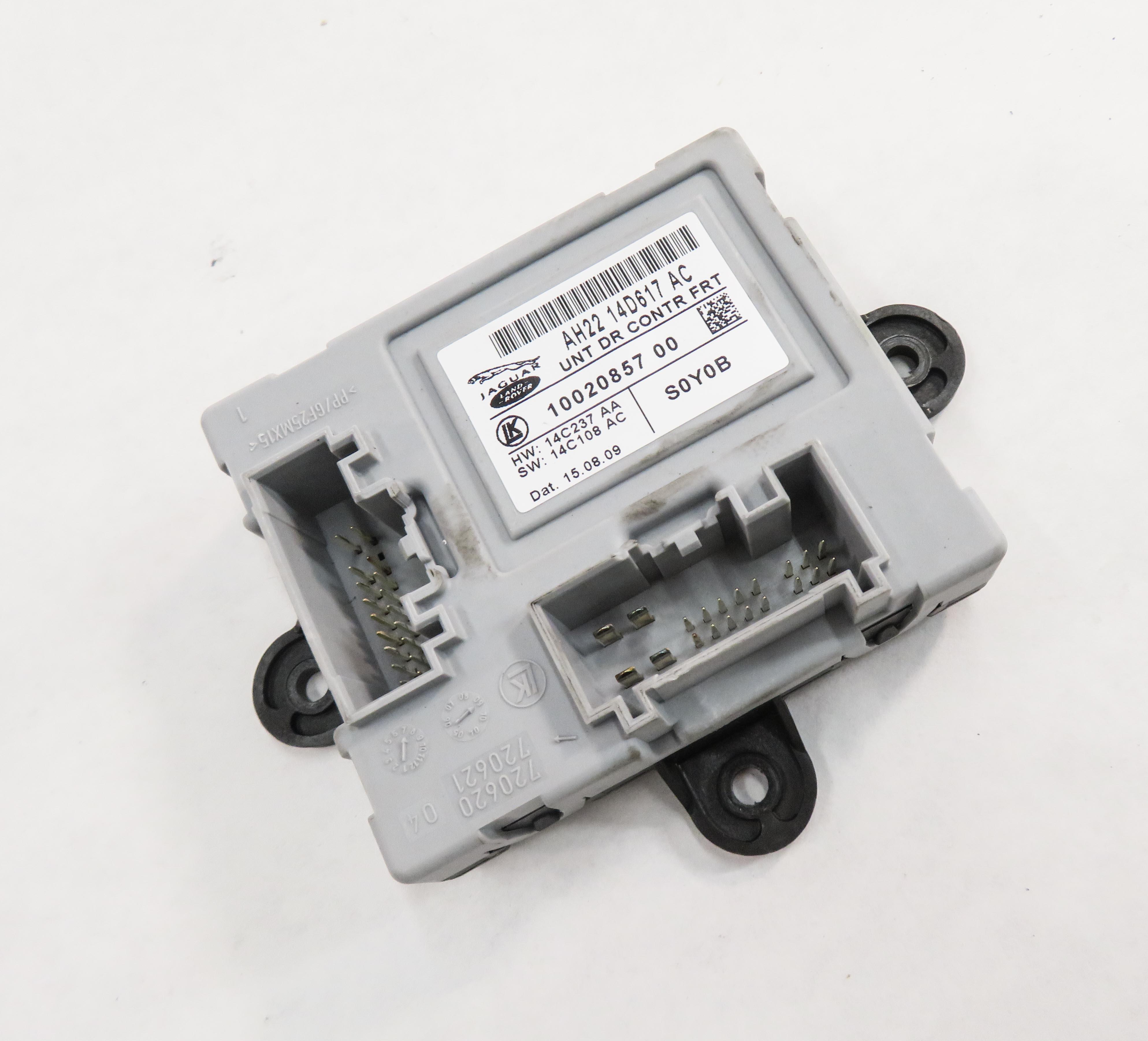 2010-2013 RANGE ROVER SPORT (L320) RIGHT FRONT PASSENGER DOOR CONTROL MODULE — exact item pictured