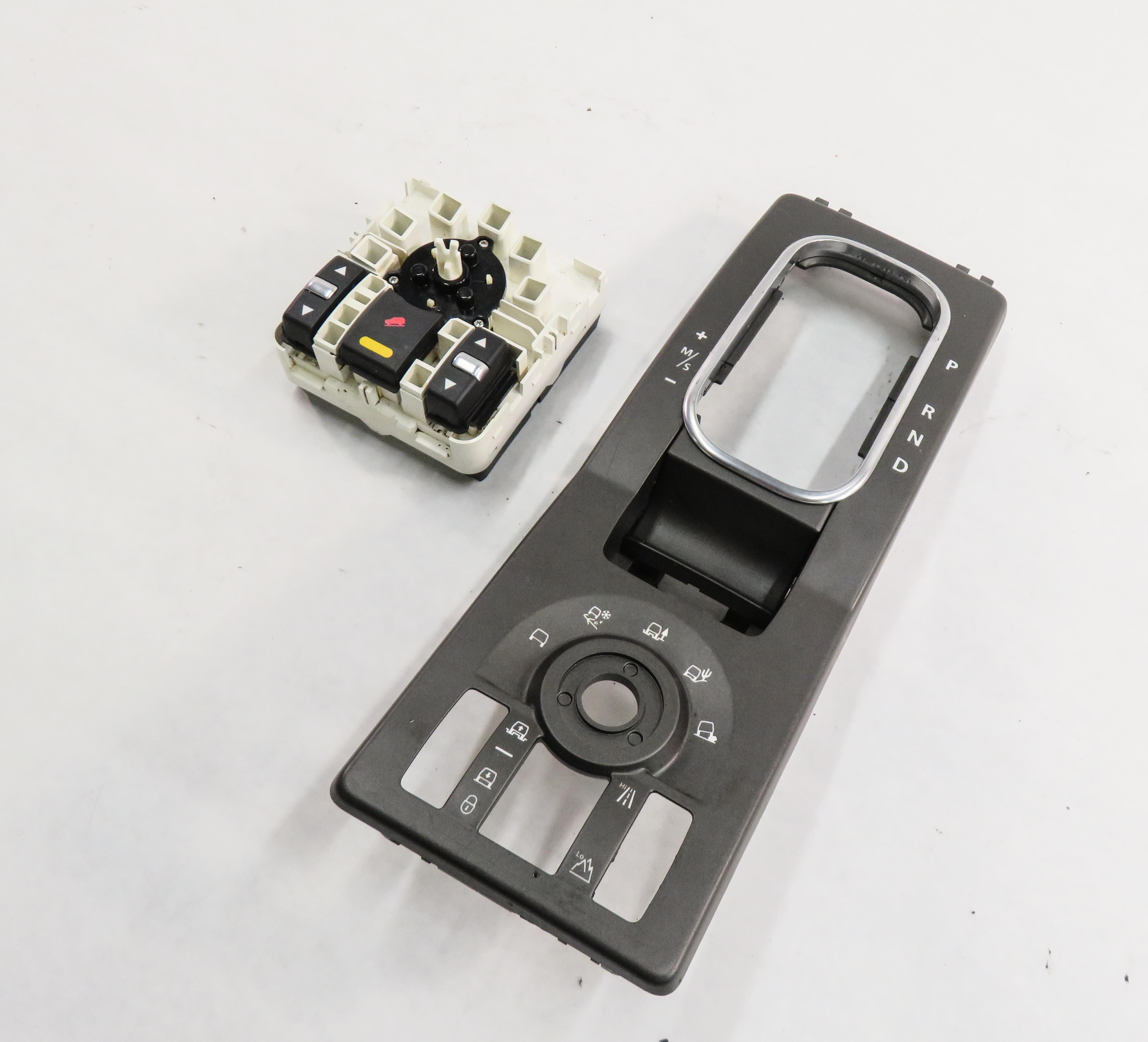 2010 RANGE ROVER SPORT (L320) GEAR SHIFTER TRIM w/ TERRAIN CONTROL SWITCH — exact item pictured