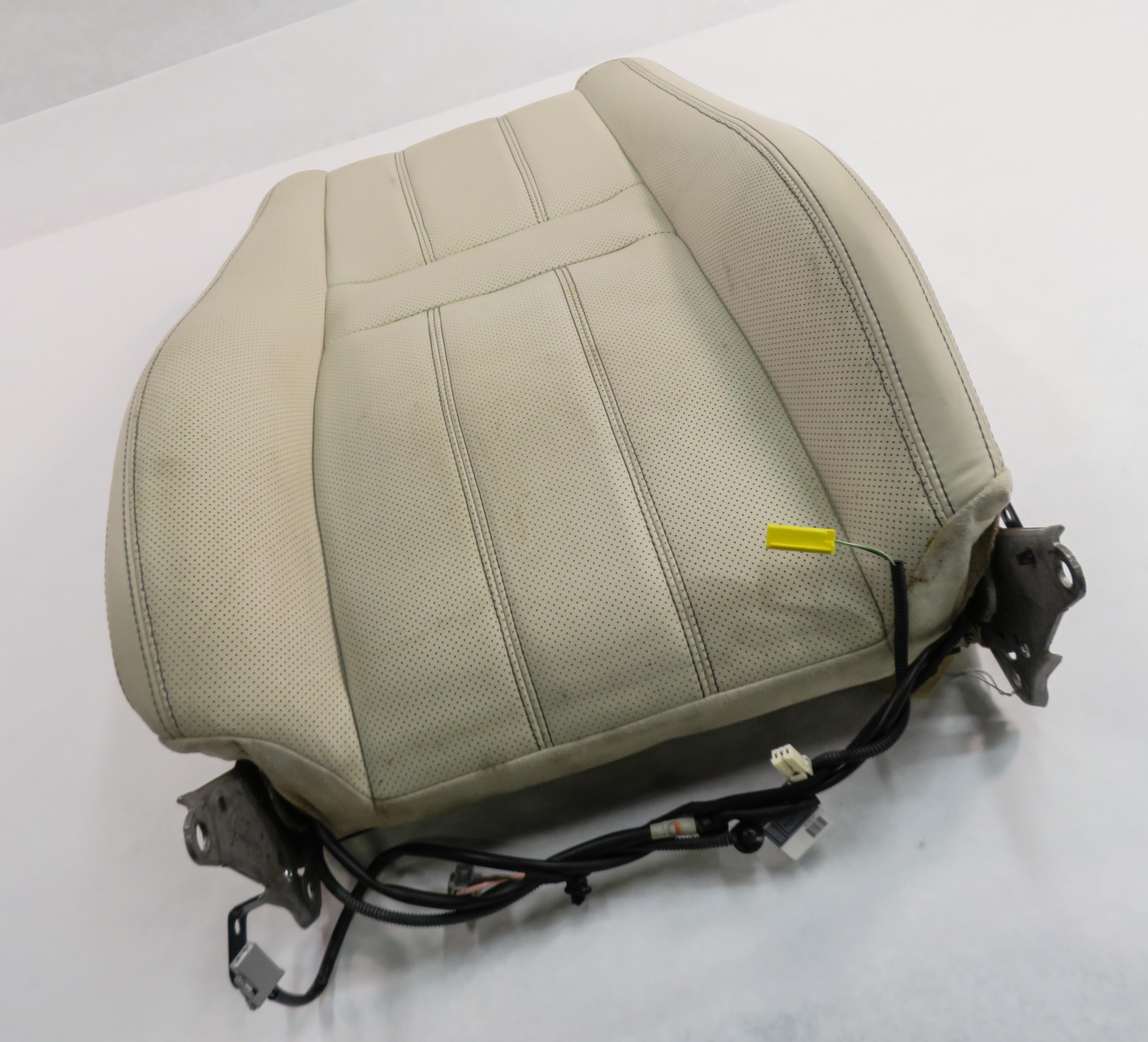 2010 RANGE ROVER SPORT (L320) PASSENGER - UPPER TOP HEATED SEAT CUSHION (IVORY) — exact item pictured