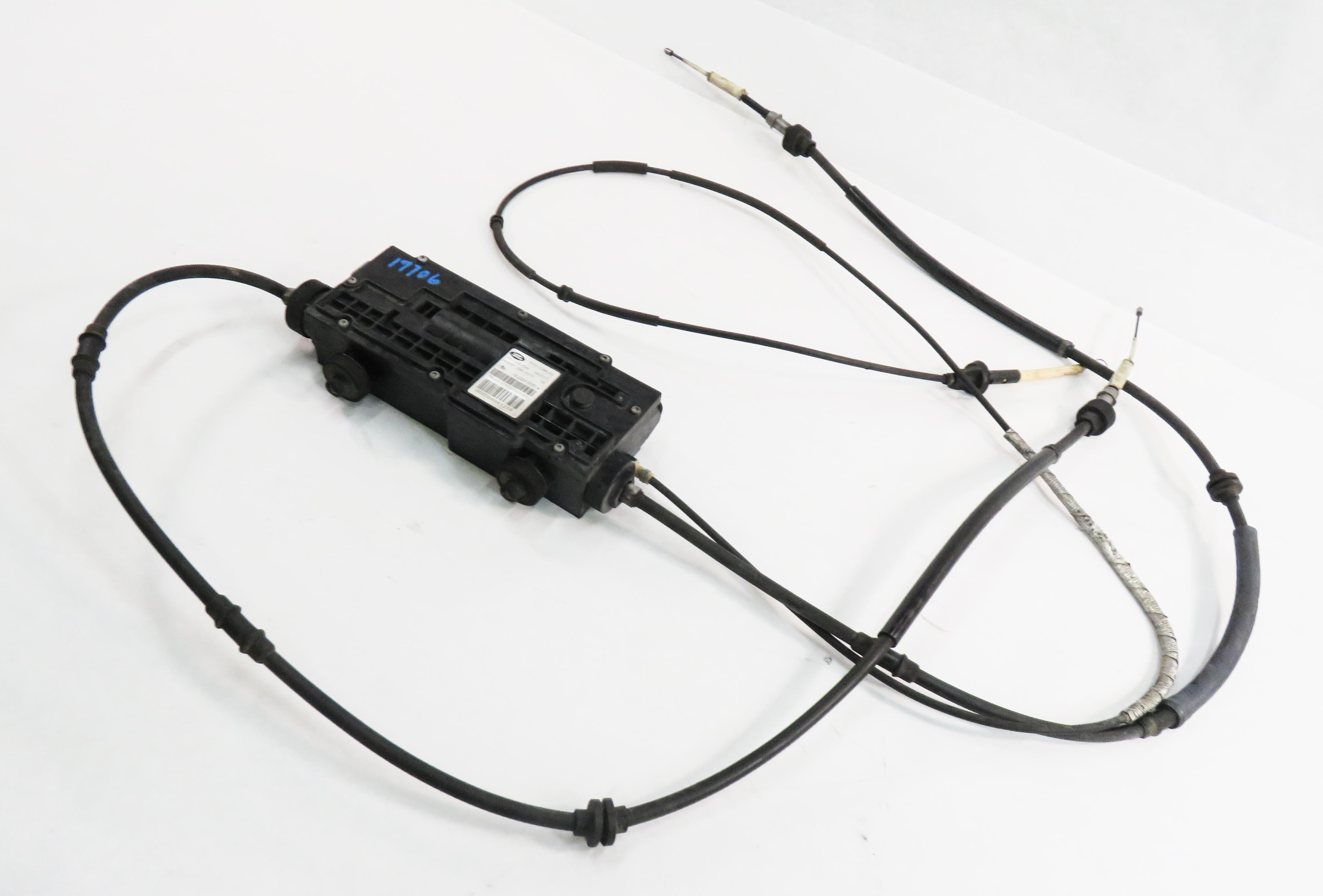 2010 RANGE ROVER SPORT (L320) EMERGENCY PARKING BRAKE ACTUATOR MOTOR w/ CABLES — exact item pictured