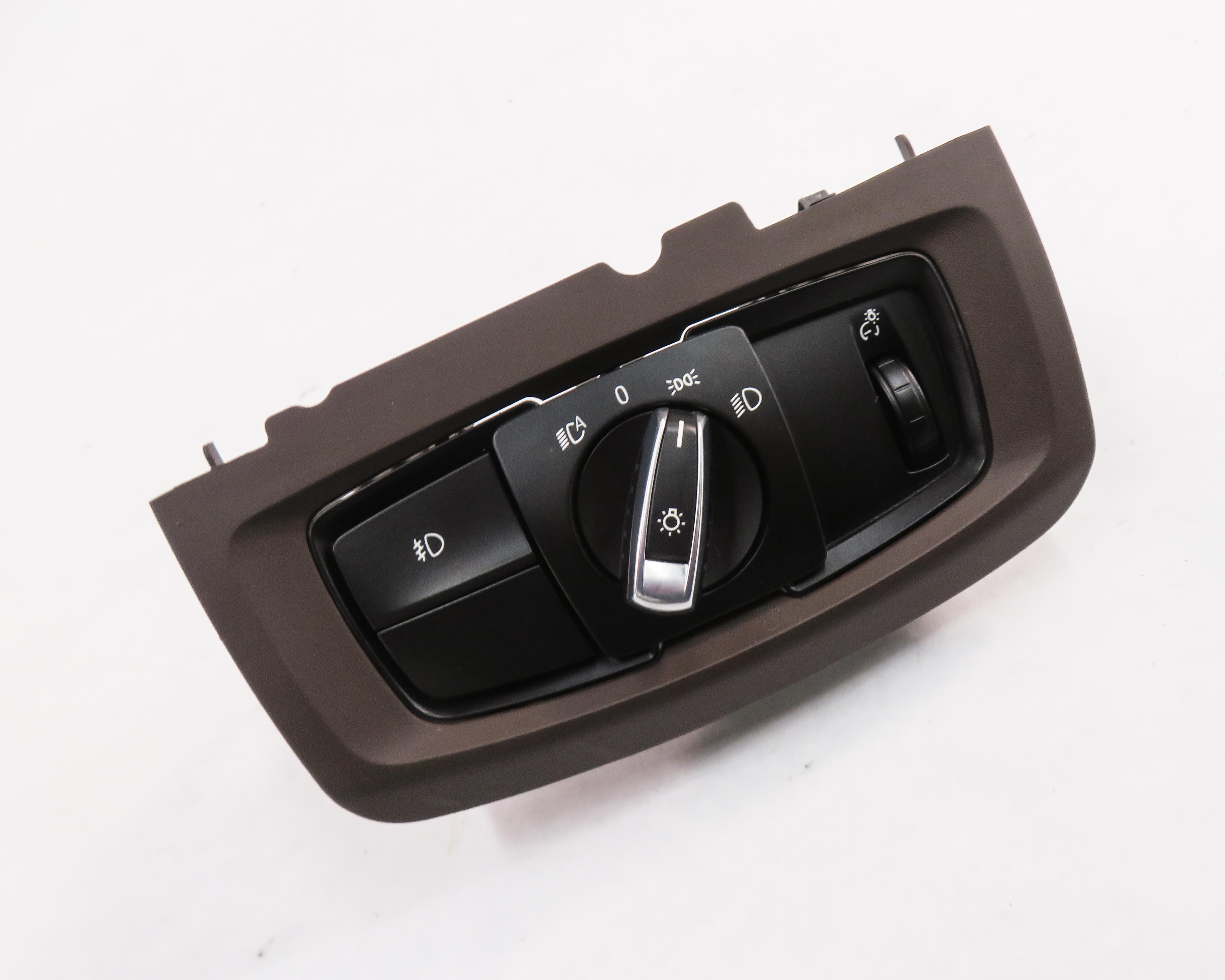2014-2018 BMW X5 (F15) HEADLIGHT SWITCH (BROWN) — exact item pictured