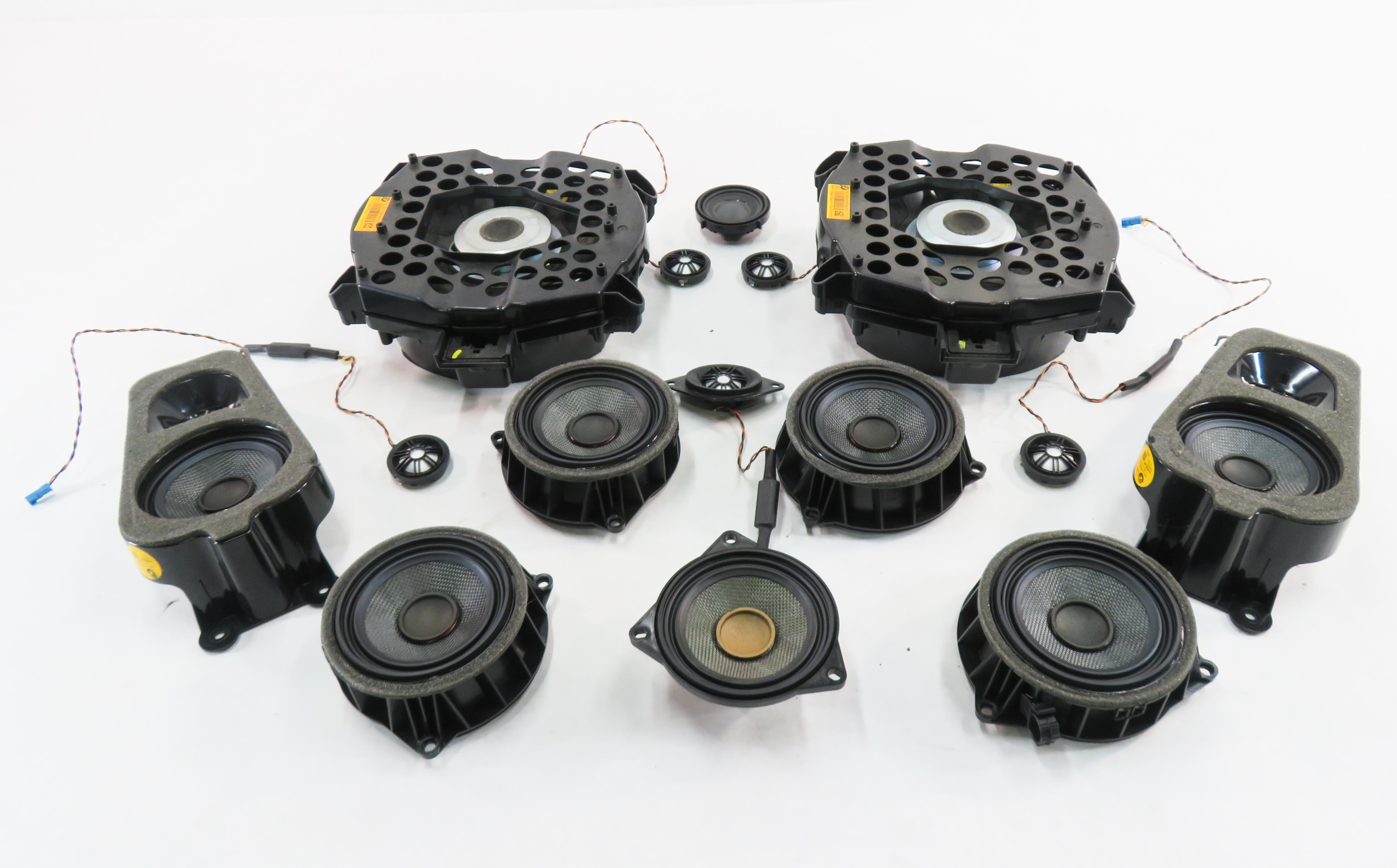2015 BMW X5 (F15) RADIO STEREO SUB SUBWOOFER TWEETER SPEAKER SET-15 — exact item pictured