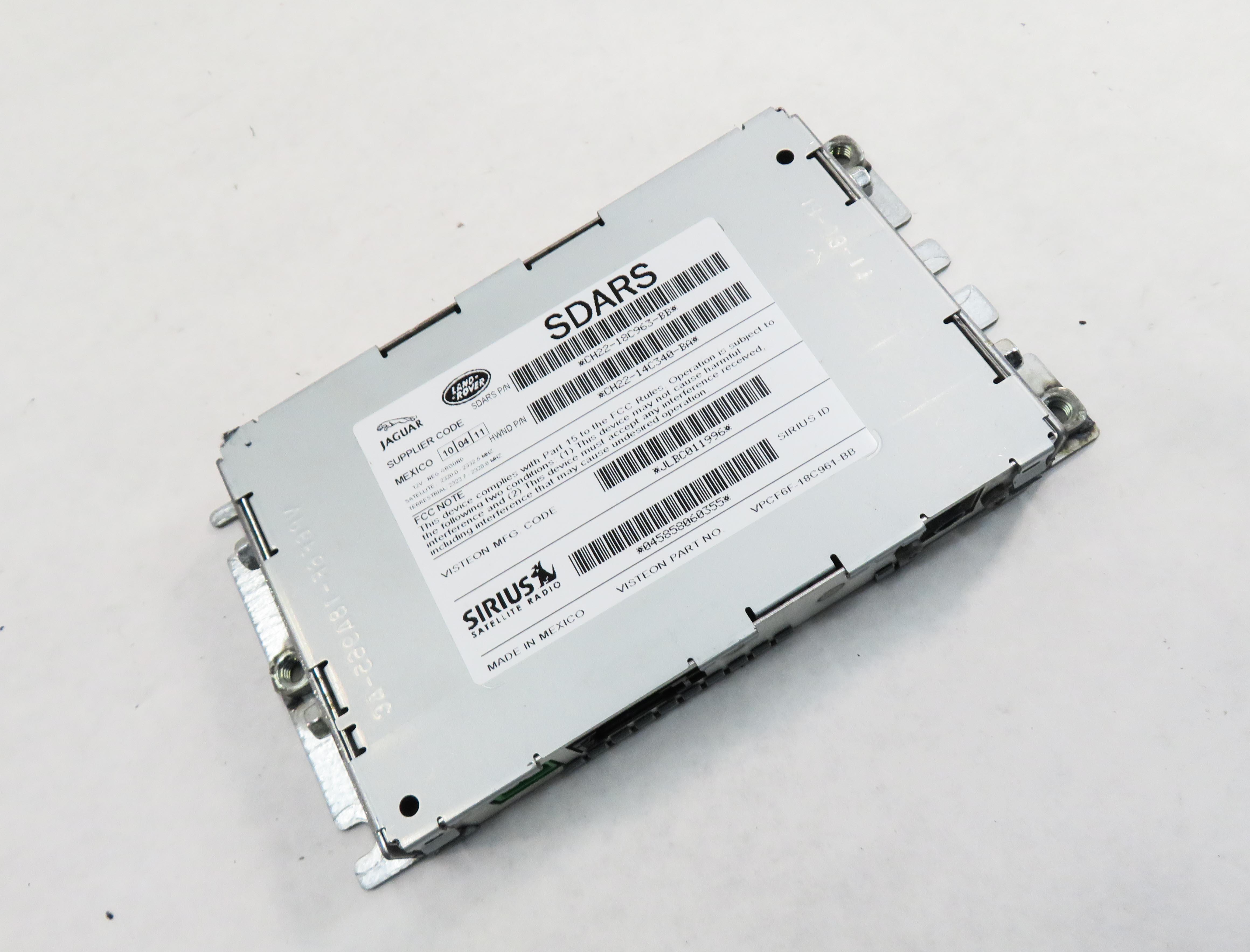 12-13 LAND ROVER LR2 LR4 EVOQUE RANGE ROVER SPORT SIRUIS SATELLITE RADIO MODULE — exact item pictured