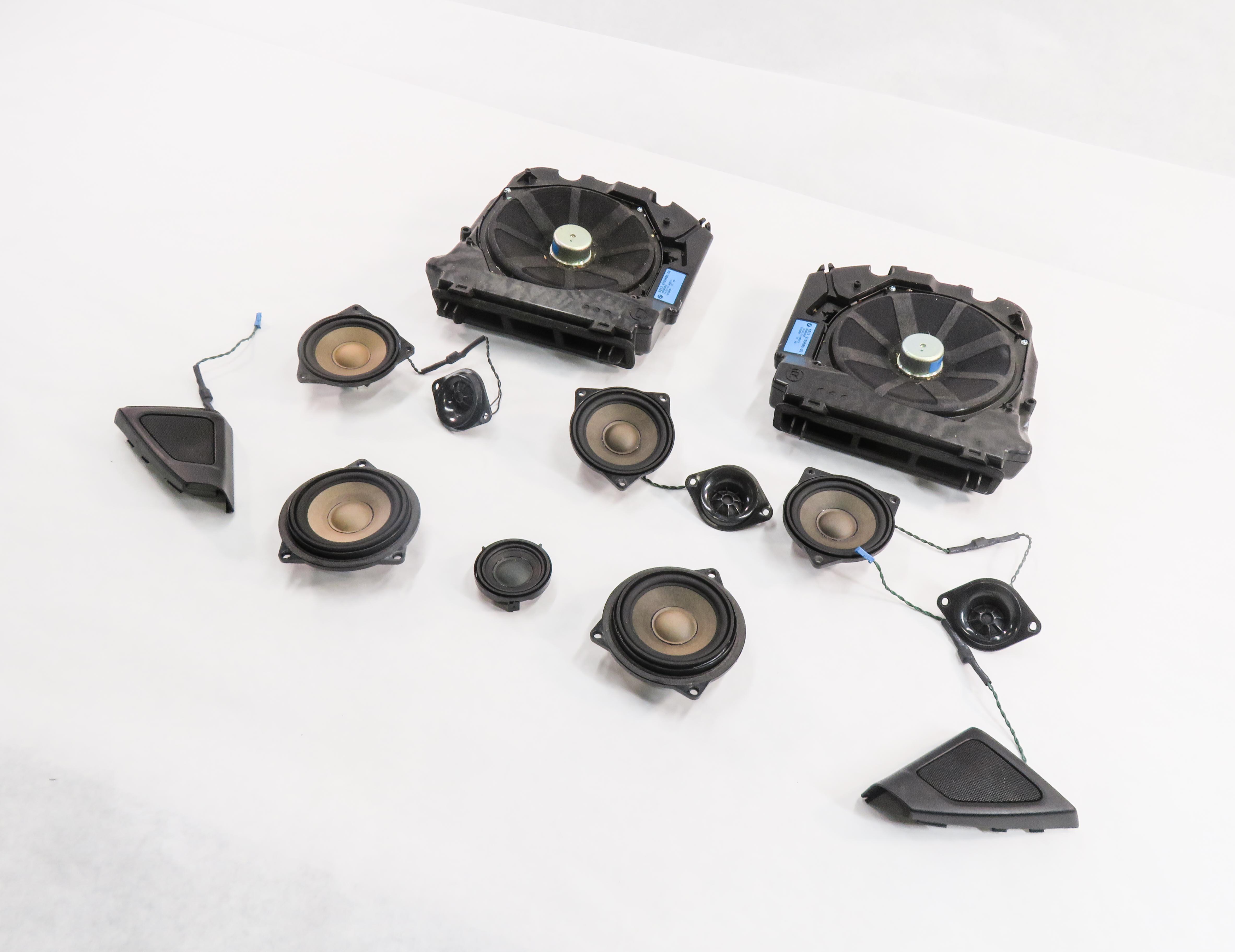 2011 BMW 535i (F10) RADIO STEREO AUDIO SUB SUBWOOFER TWEETER SPEAKER SET-13 — exact item pictured