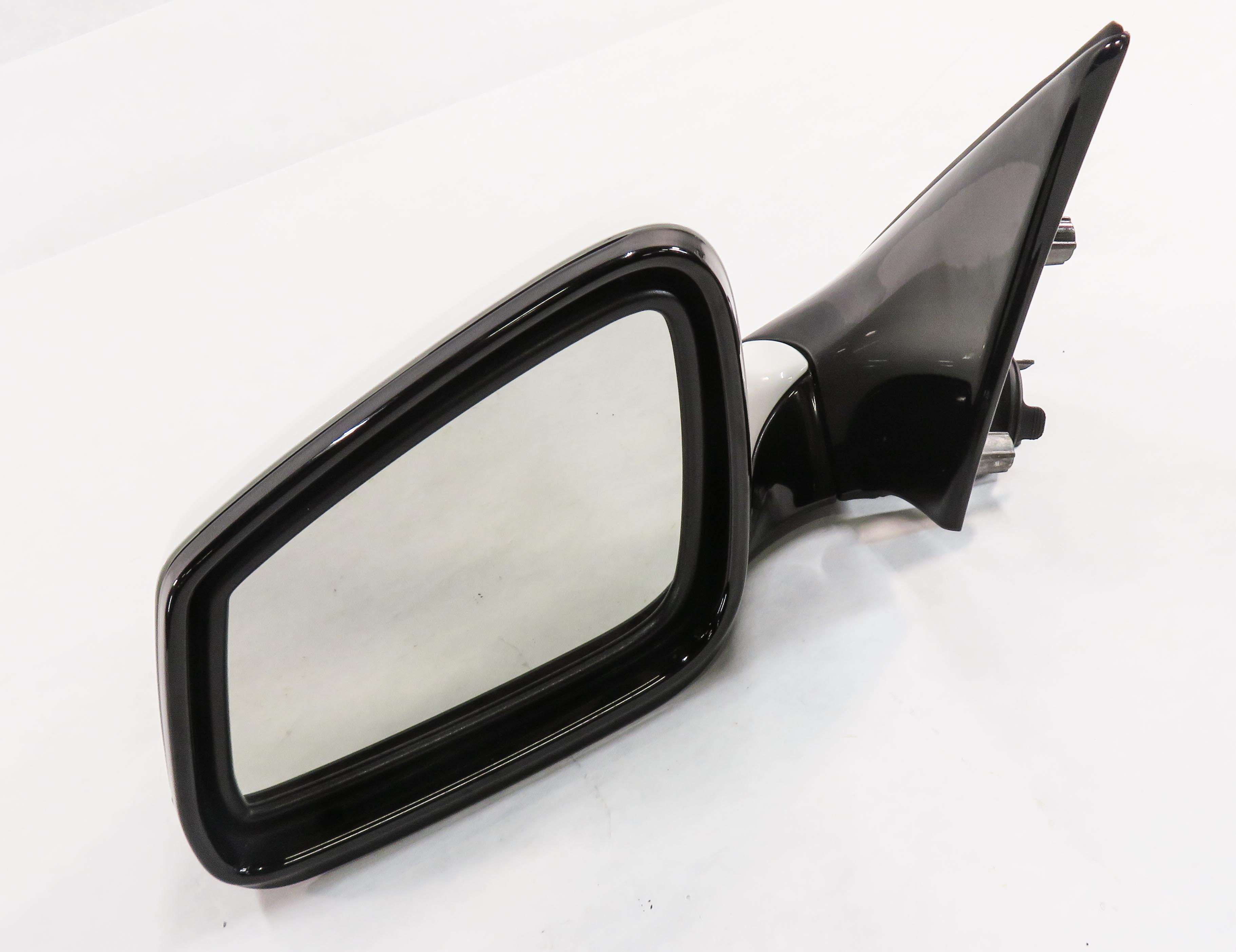 11-12 BMW 528i 535i 550i (F10) LEFT P-FOLD LANE AUTODIM DOOR MIRROR (WHITE 300) — exact item pictured