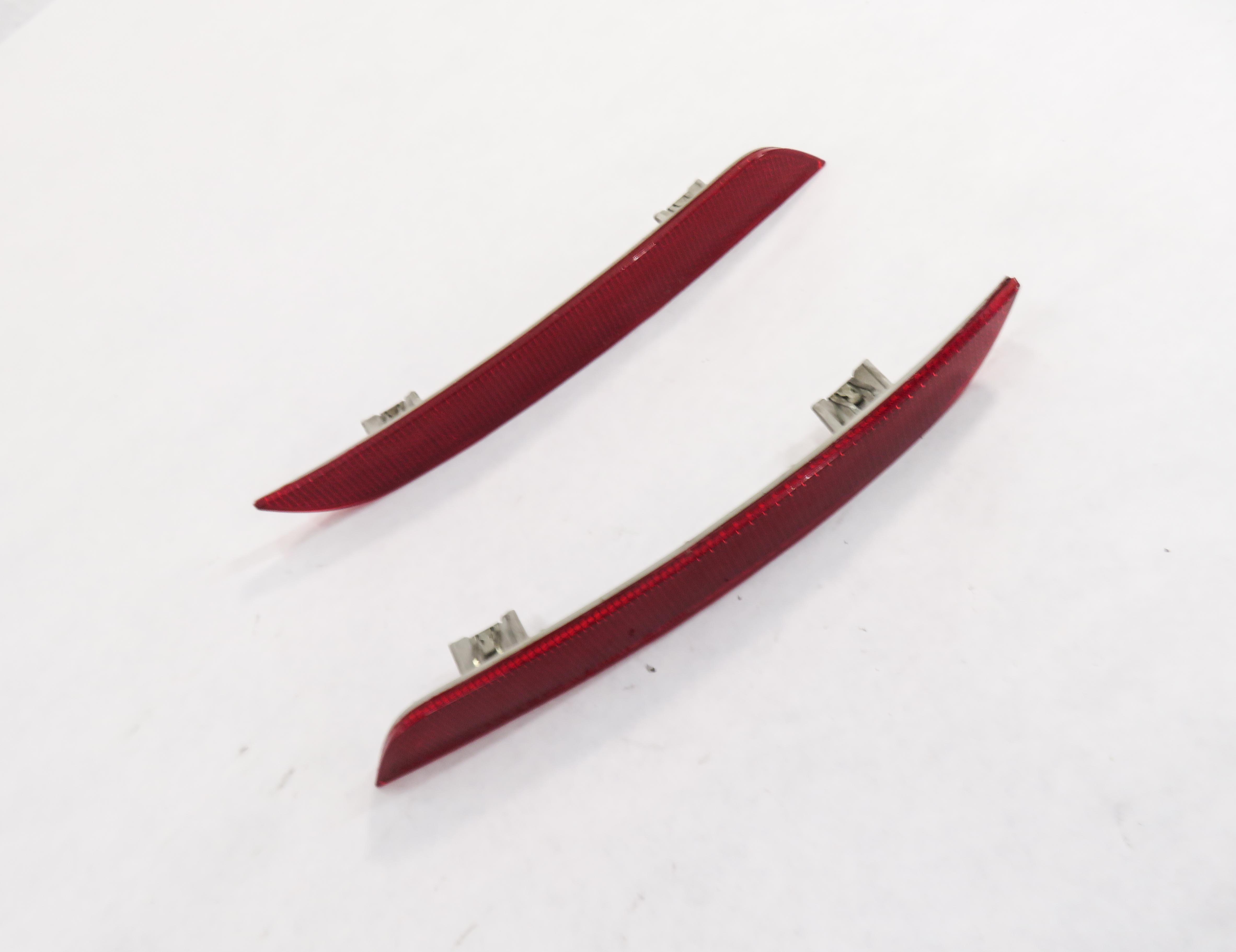 2011 BMW 535i (F10) LEFT & RIGHT REAR BUMPER MARKER REFLECTOR SET-2 — exact item pictured
