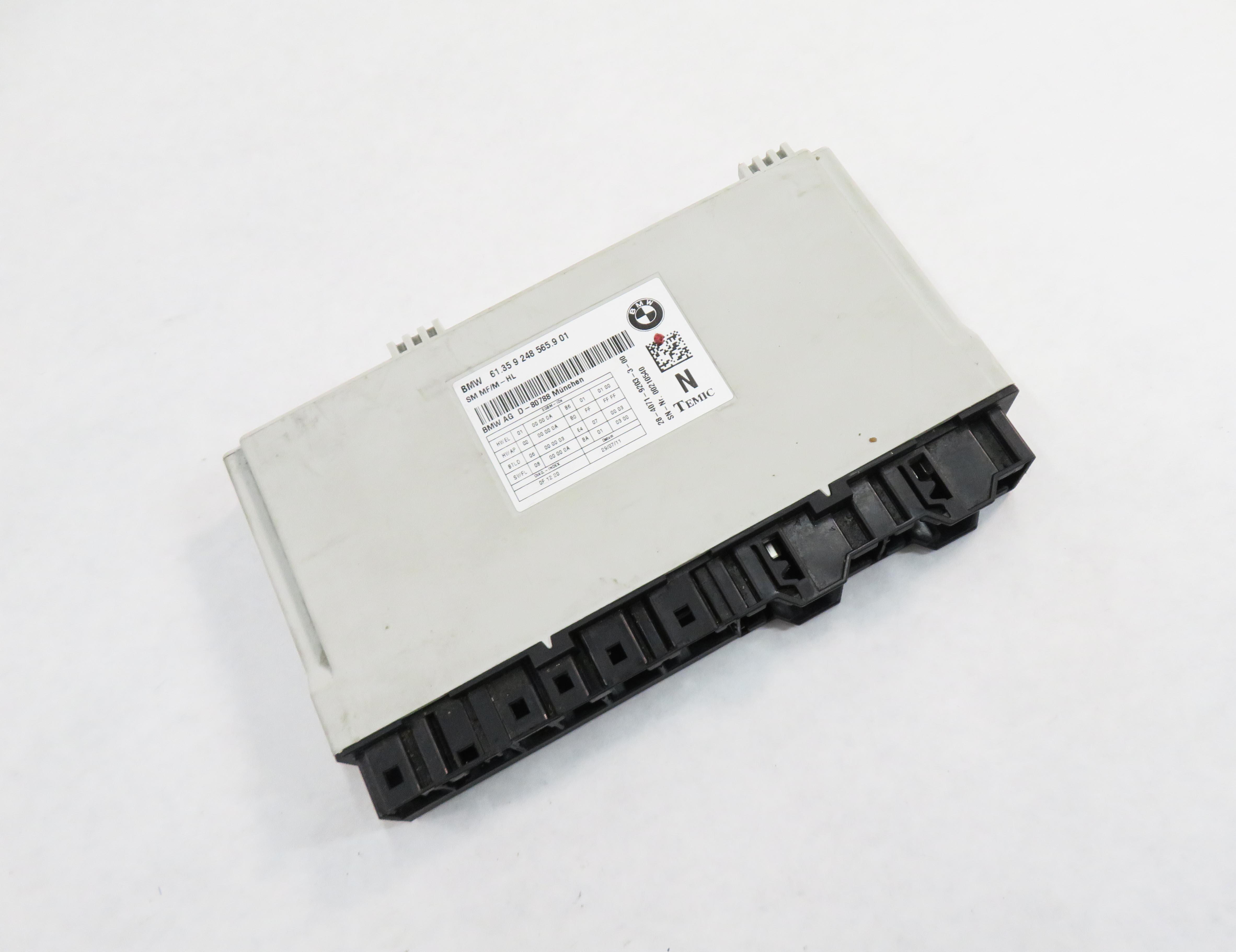 2010-2017 BMW 528i 535i 550i 650i 740i 750i (F01 F10) COMFORT MEMORY SEAT MODULE — exact item pictured