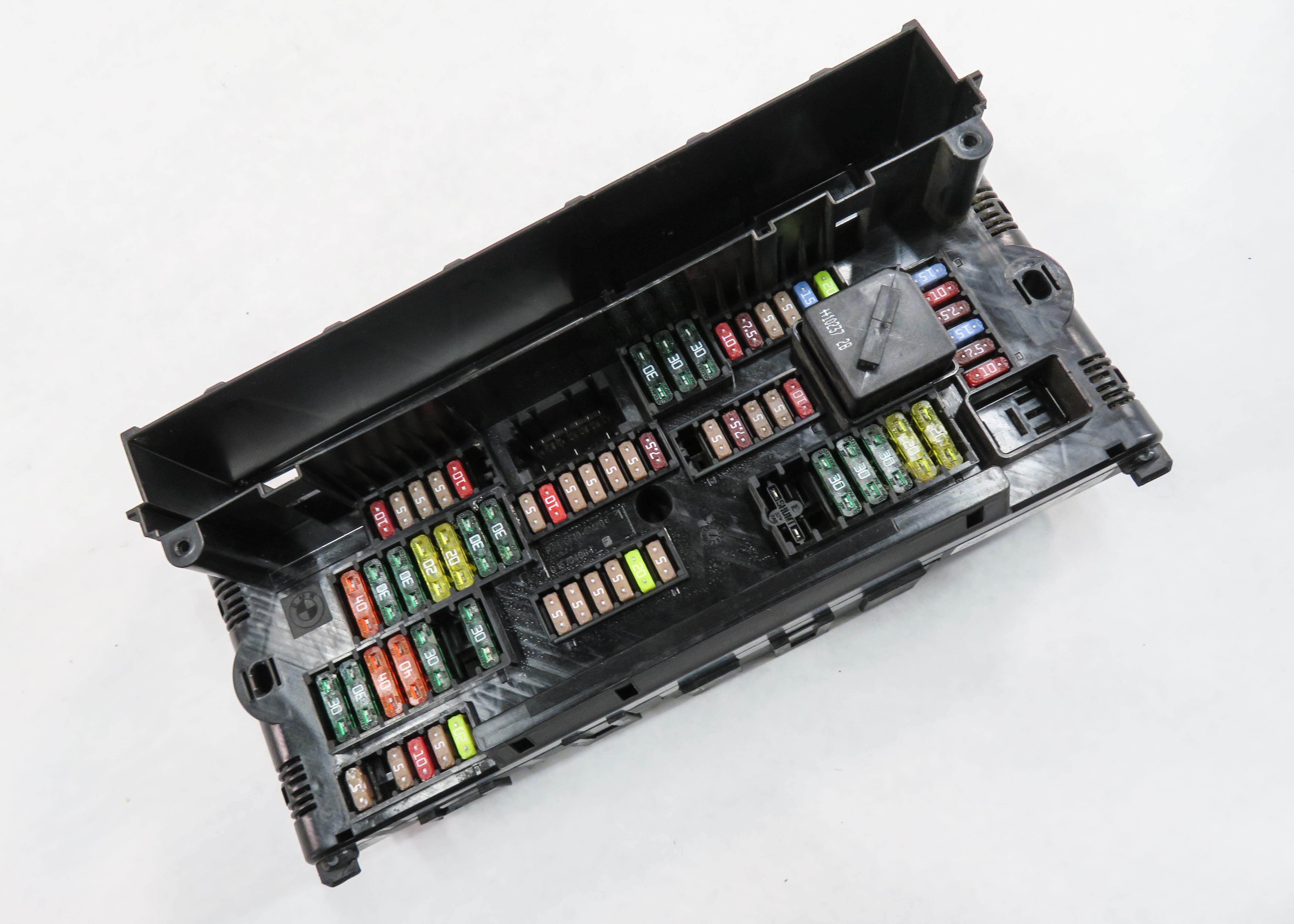 2011 BMW 535i (F10) FRONT POWER DISTRIBUTION FUSE BOX — exact item pictured