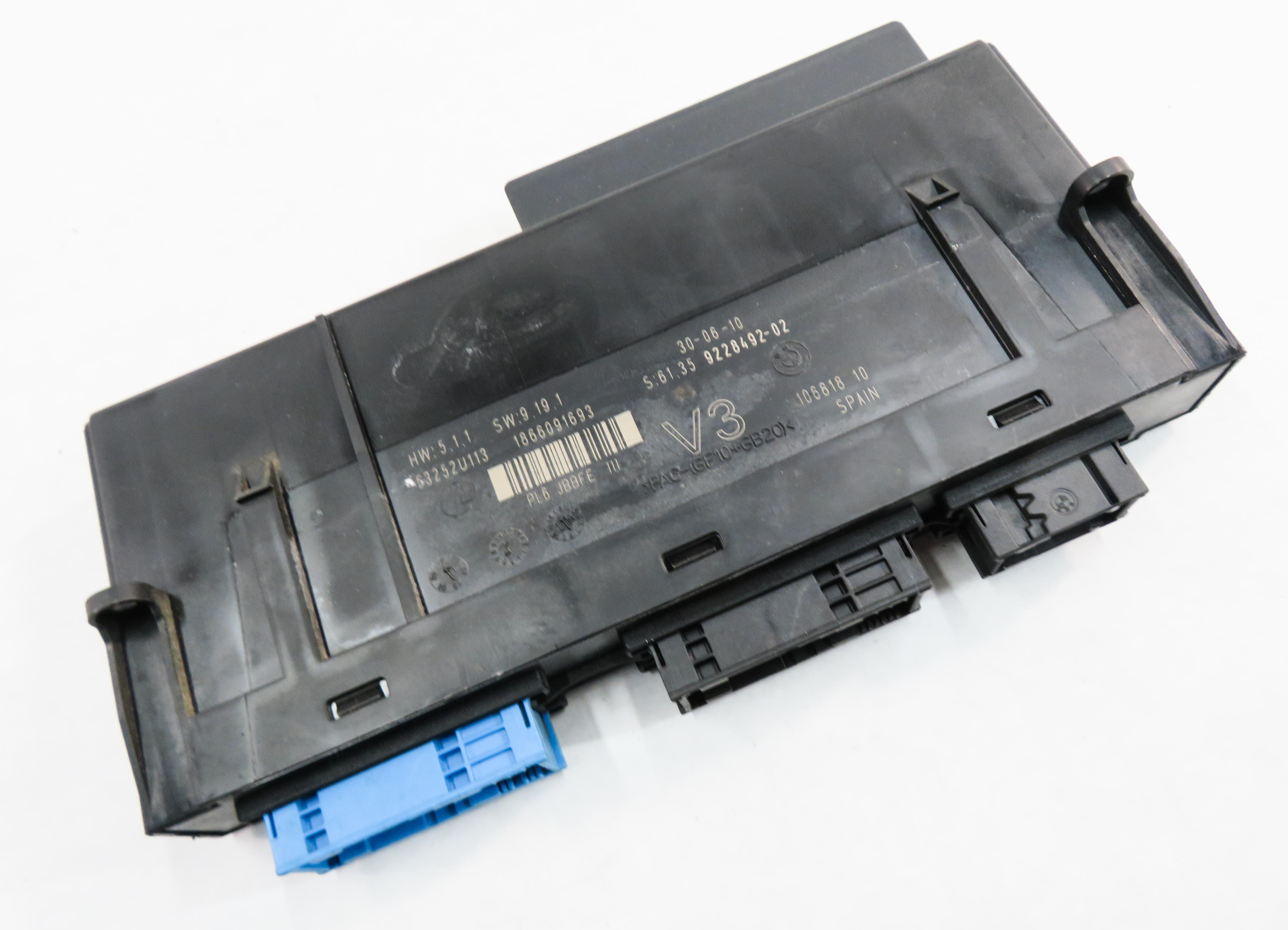 09-11 BMW 528i 535i 550i 750i 760i (F01 F10) MAIN PRIMARY BODY CONTROL MODULE — exact item pictured