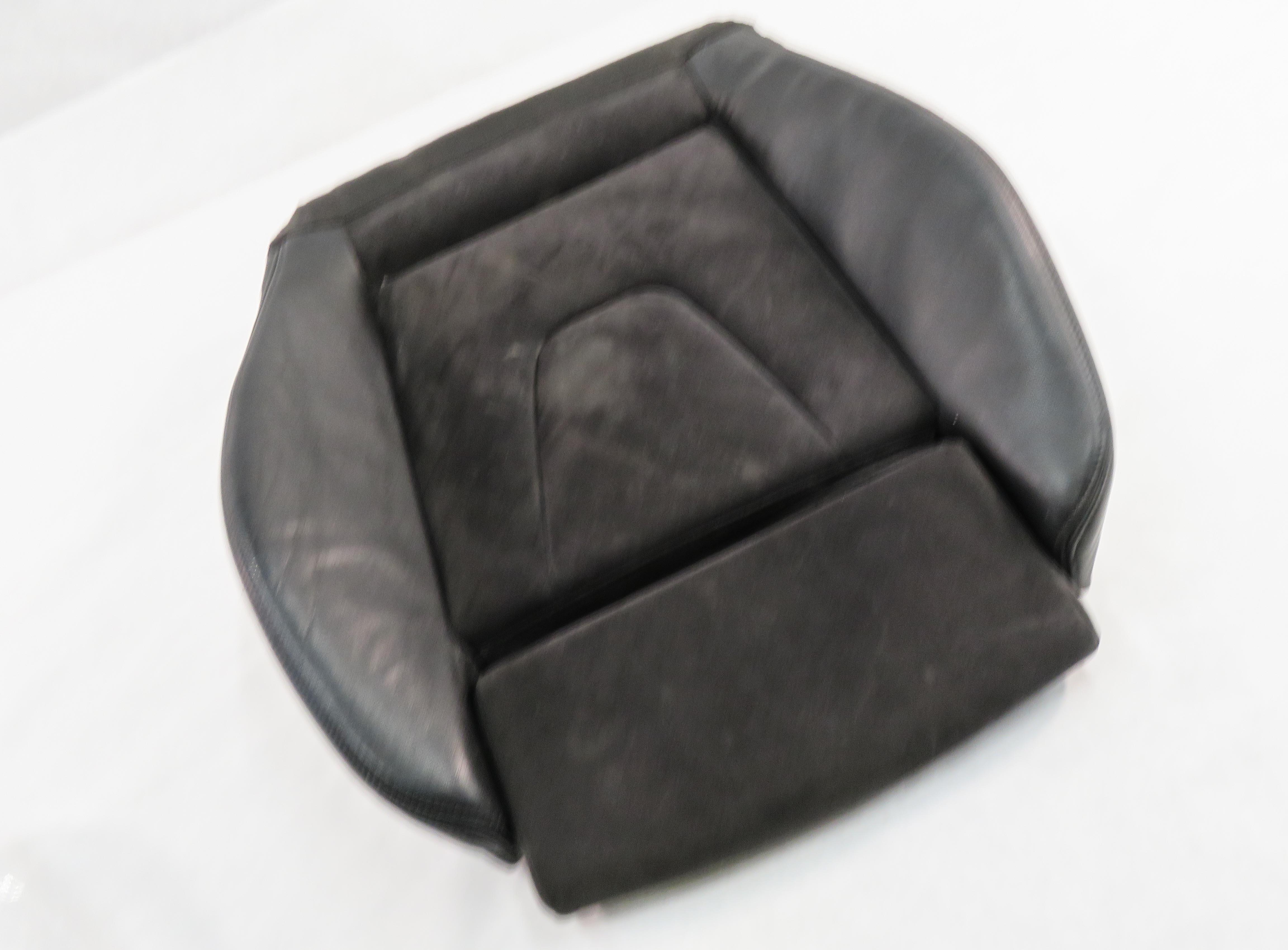 2013 AUDI S5 (B8 8T) PASSENGER - LOWER BOTTOM HEATED SPORT SEAT CUSHION (BLACK) — exact item pictured