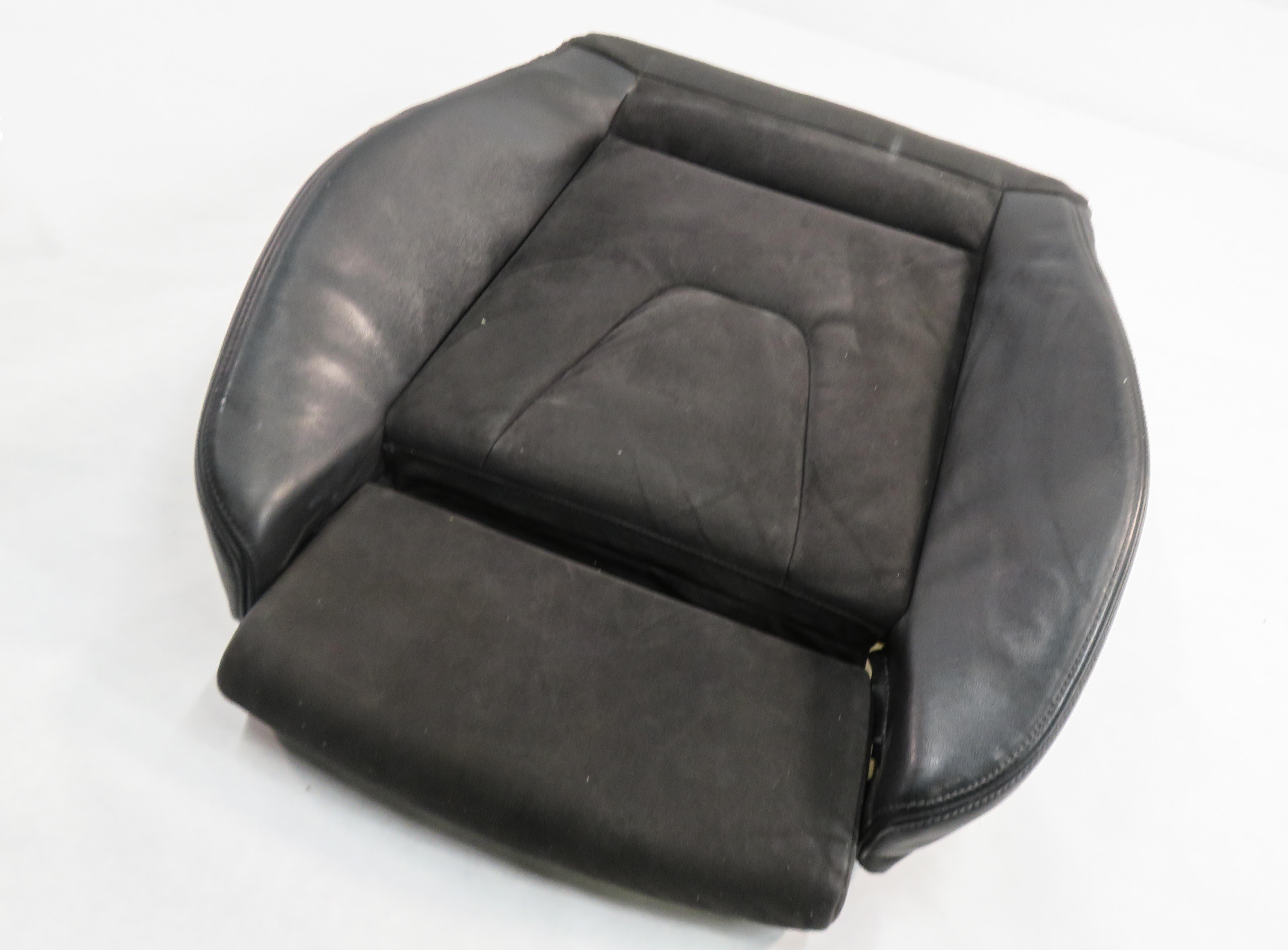 2013 AUDI S5 (B8 8T) DRIVER - LOWER BOTTOM HEATED SPORT SEAT CUSHION (BLACK) — exact item pictured