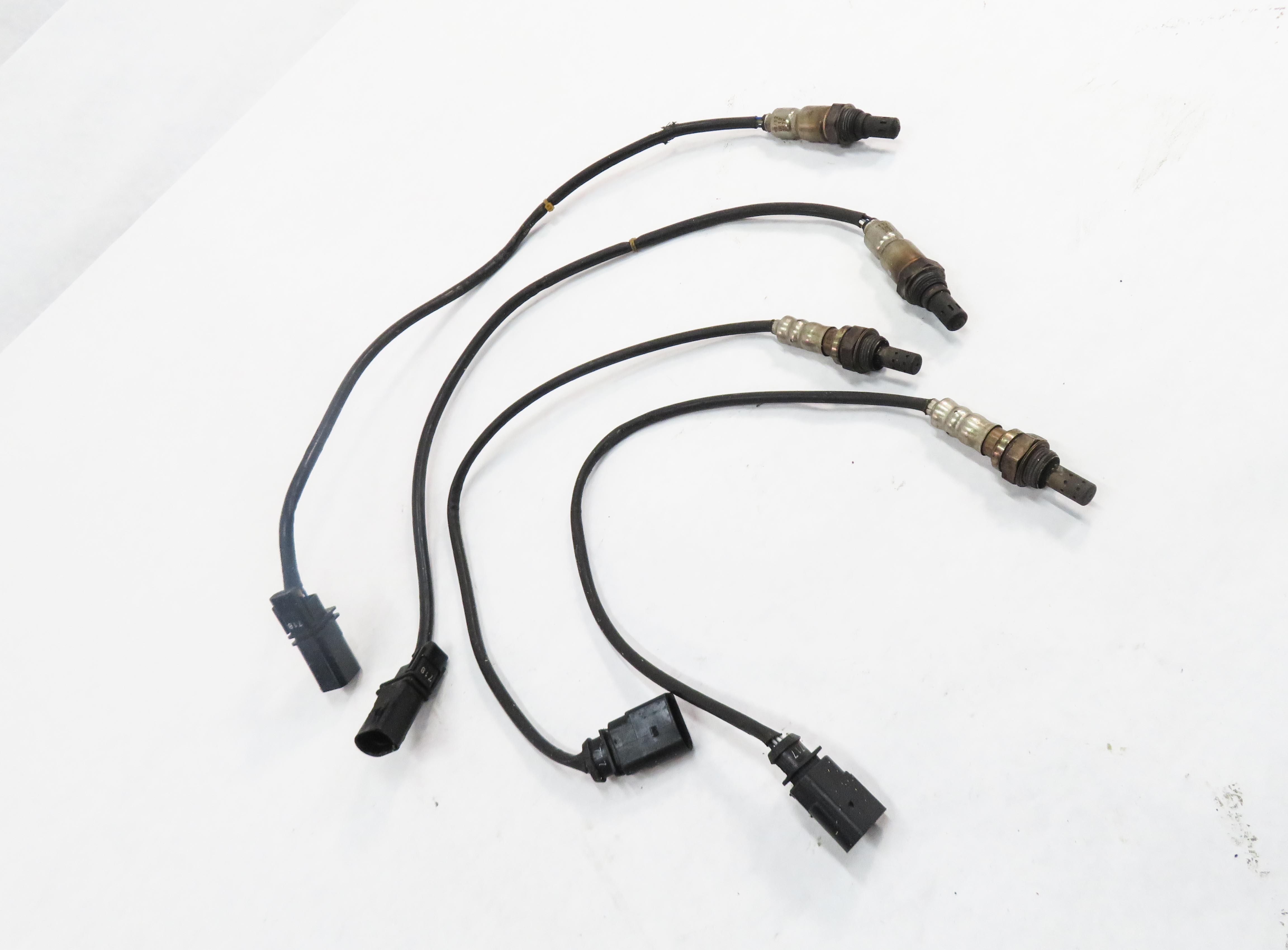 2013 AUDI S5 (B8 8T) 3.0L - PRE / POST CAT O2 OXYGEN LAMBDA PROBE SENSOR SET-4 — exact item pictured