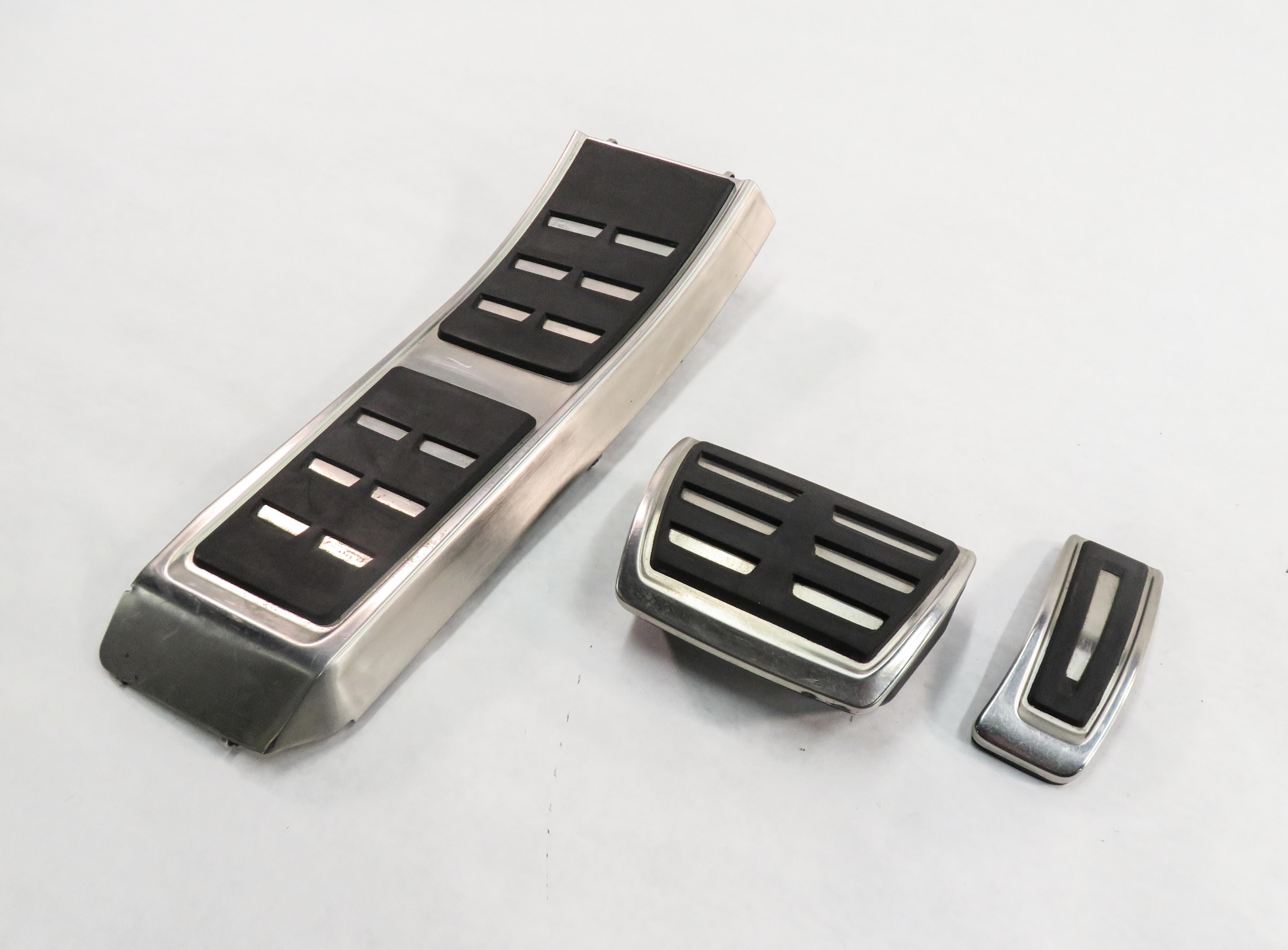 2013 AUDI S5 (B8 8T) GAS BRAKE REST PEDAL TRIM SET-3 — exact item pictured