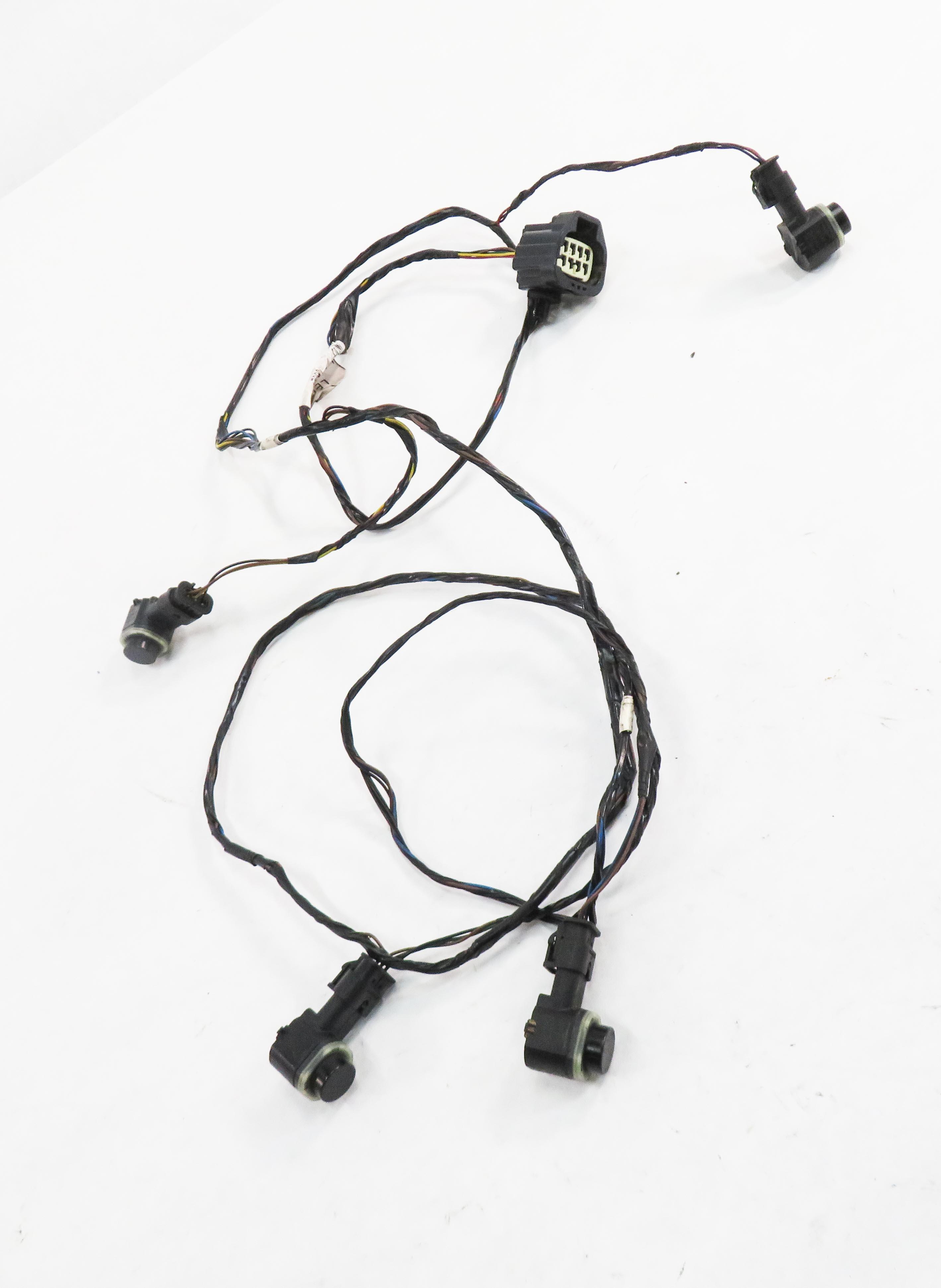 2010 RANGE ROVER SPORT (L320) REAR PDC PARK DISTANCE SENSOR SET w/ HARNESS BLACK — exact item pictured